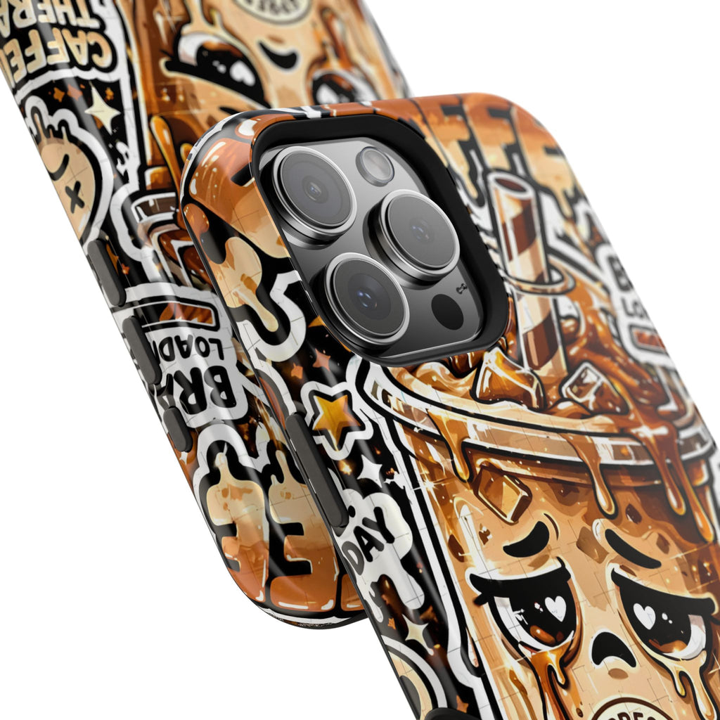 Iced Coffee Phone Case — “Sippin' & Survivin'” Magnetic Impact-Resistant Case