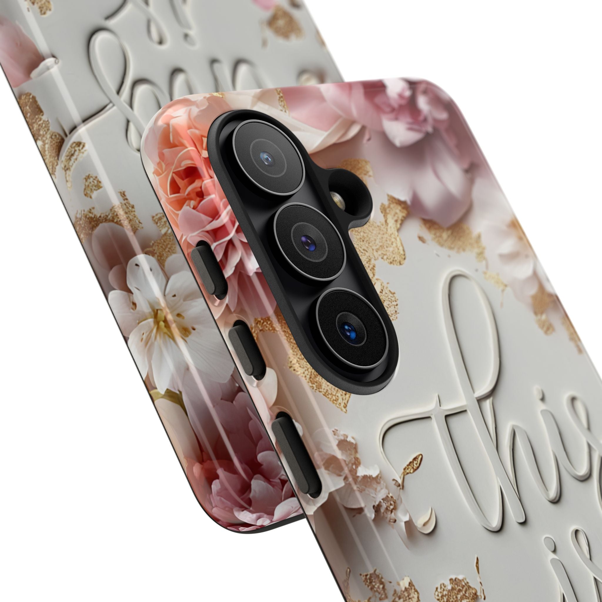 Phone Case — "This Is Me" Floral Tough Case