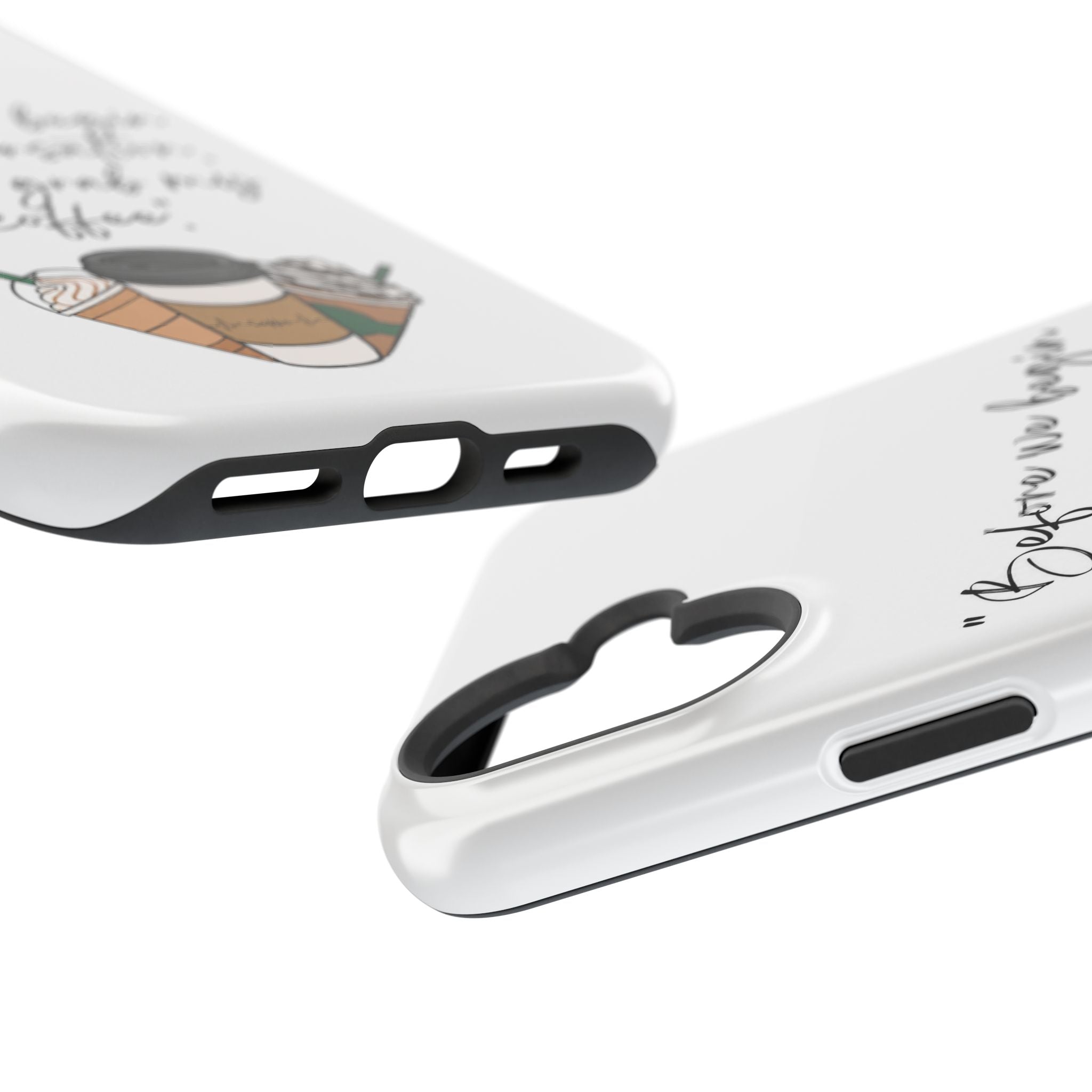 Coffee Quote Magnetic Impact-Resistant Phone Case