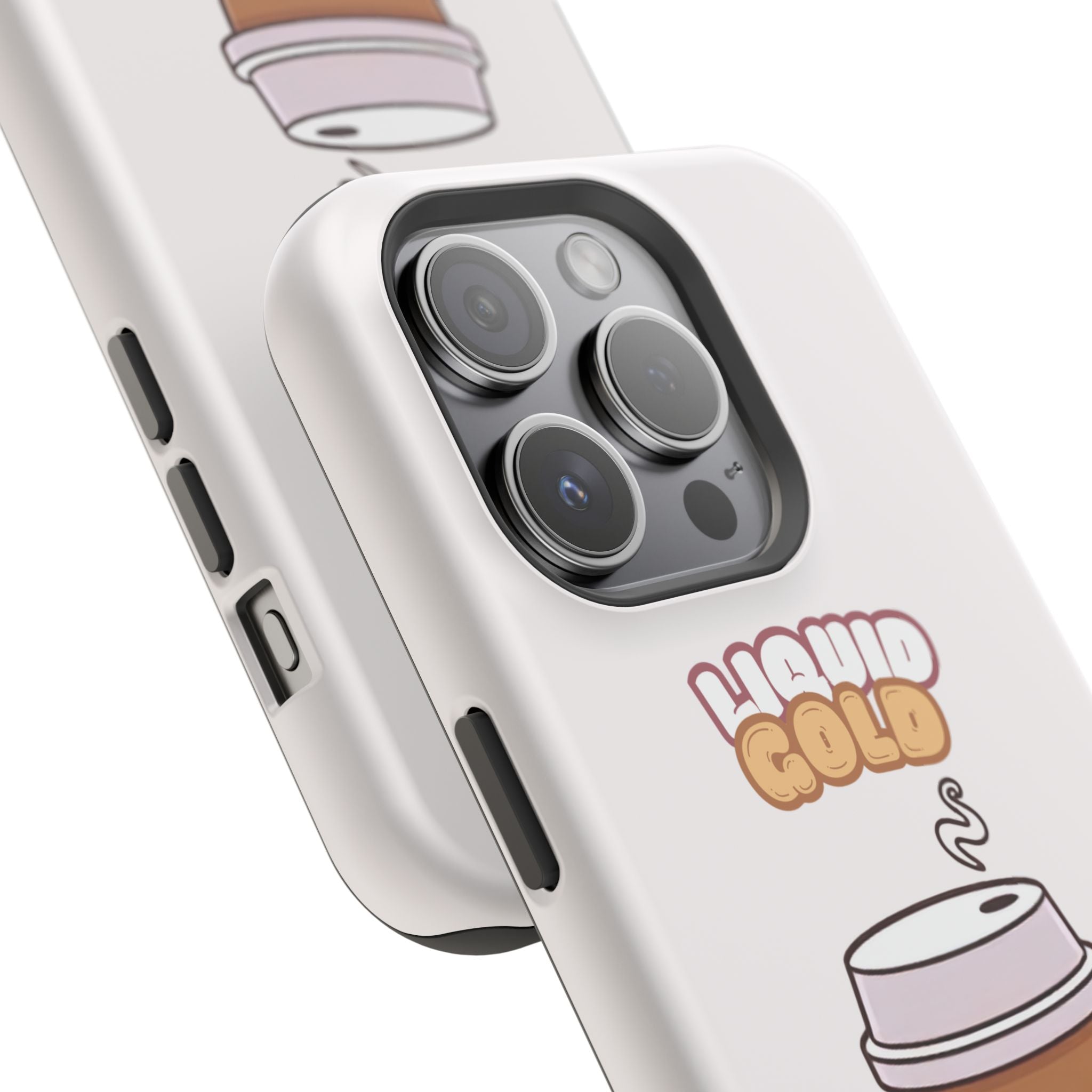 Coffee Cup Phone Case – “Liquid Gold” Cute Kawaii Espresso Impact-Resistant Case