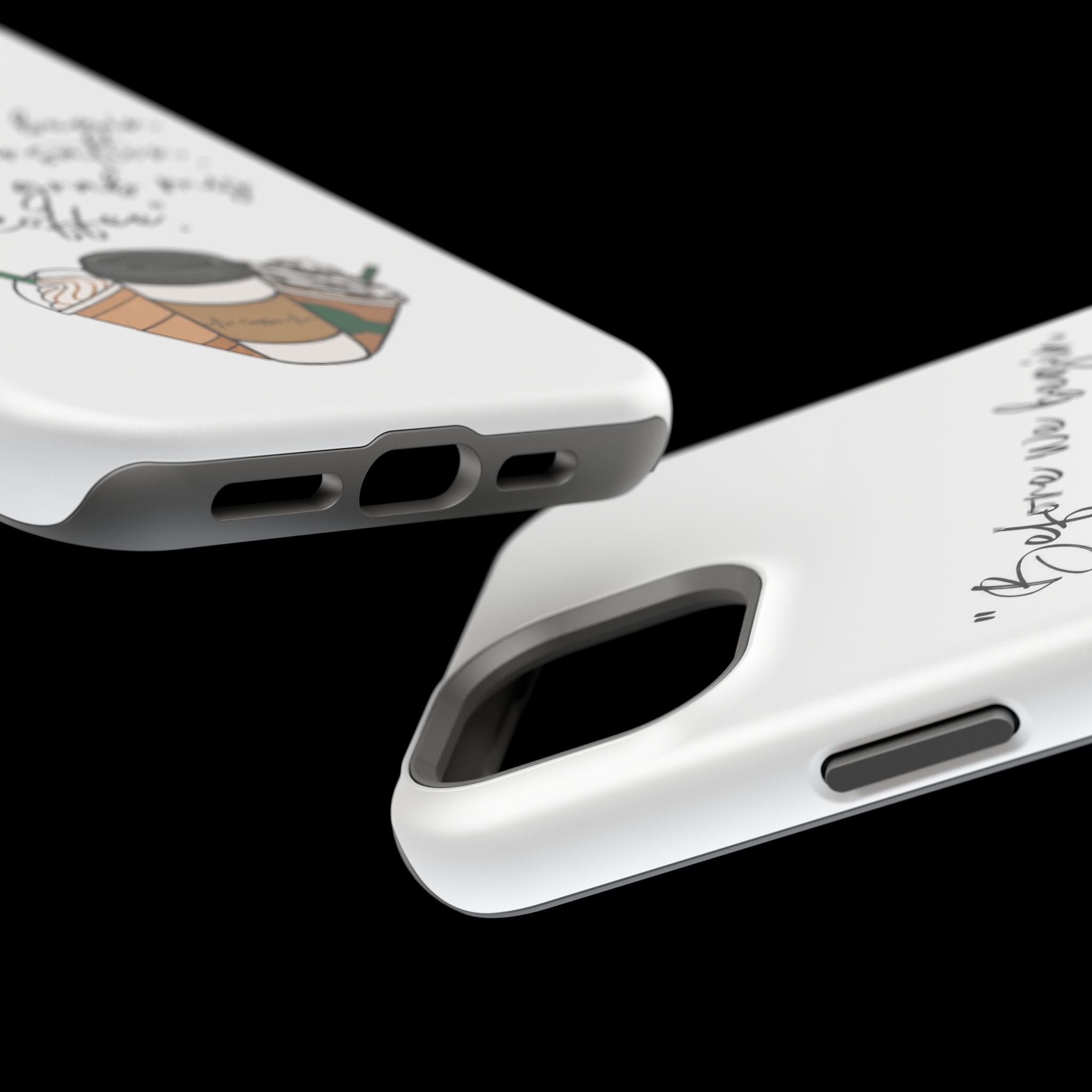 Coffee Quote Magnetic Impact-Resistant Phone Case
