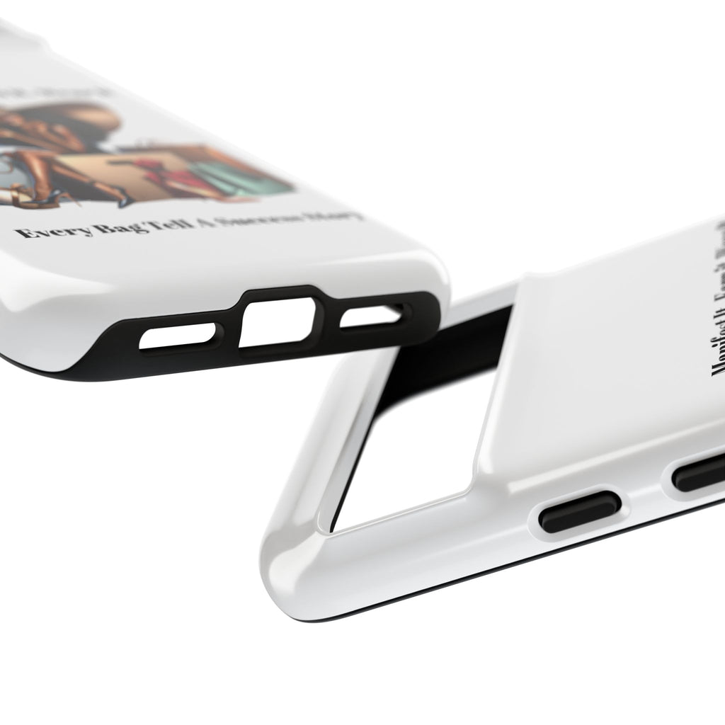 Phone Case - "Manifest It. Earn It. Wear It." Chic Shopper Design
