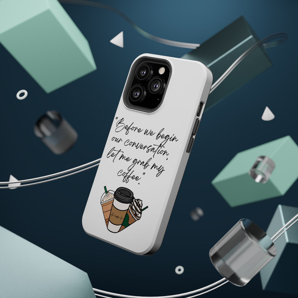 Coffee Quote Magnetic Impact-Resistant Phone Case