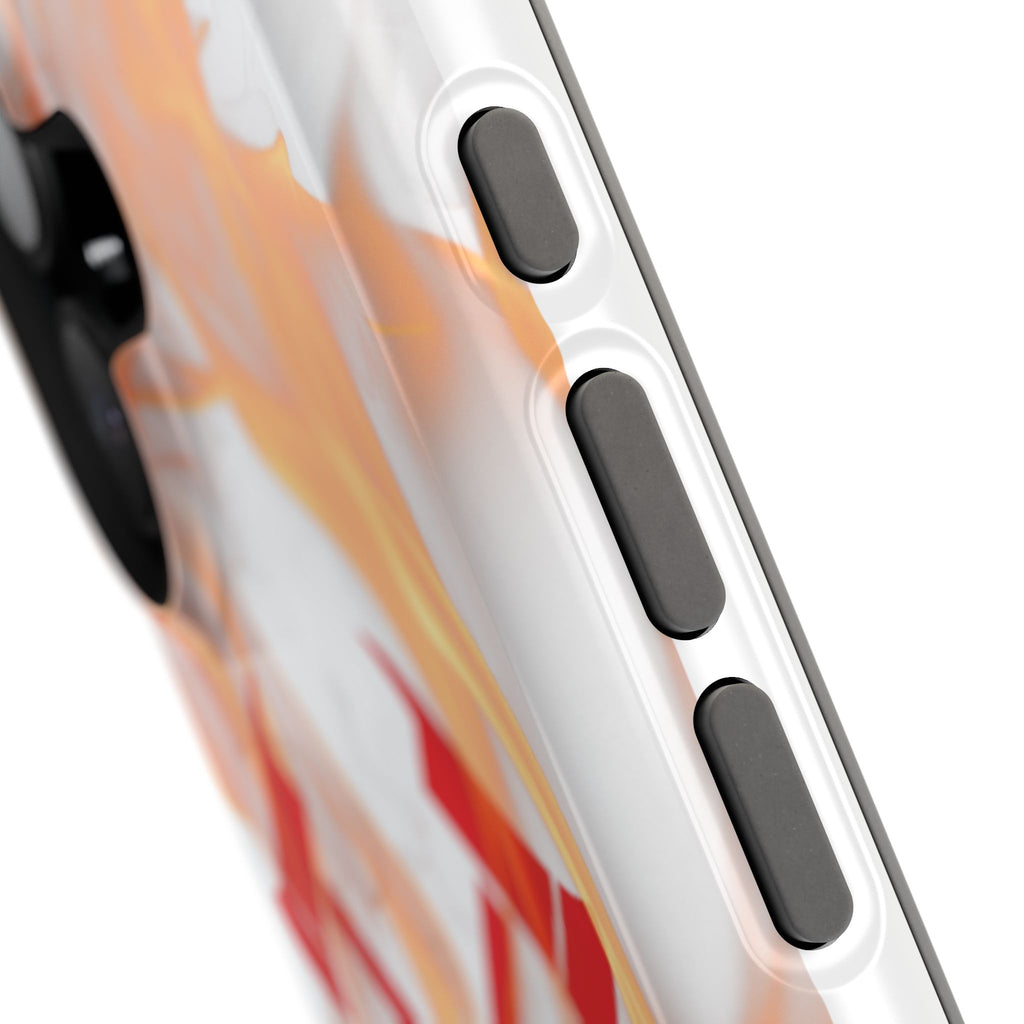 Firefighters Magnetic Impact-Resistant Phone Case — Flame Design with Maltese Cross