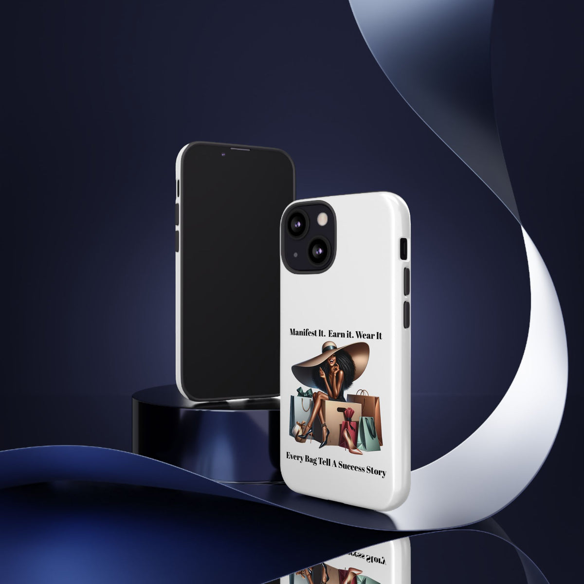 Phone Case - "Manifest It. Earn It. Wear It." Chic Shopper Design