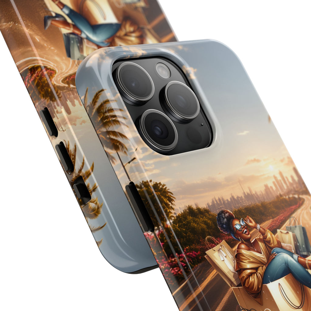 Sunset Roadtrip Tough Phone Case — Relaxed Traveler Design