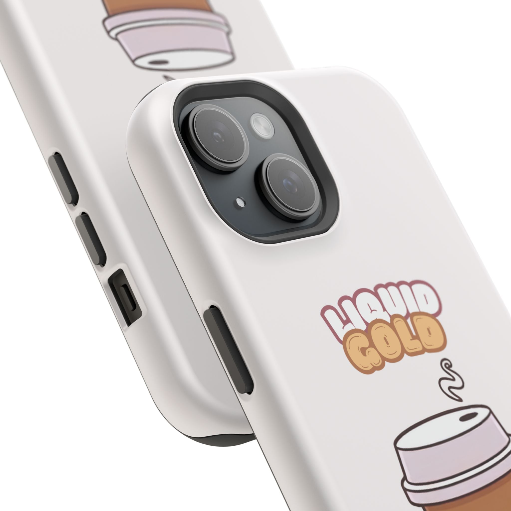 Coffee Cup Phone Case – “Liquid Gold” Cute Kawaii Espresso Impact-Resistant Case