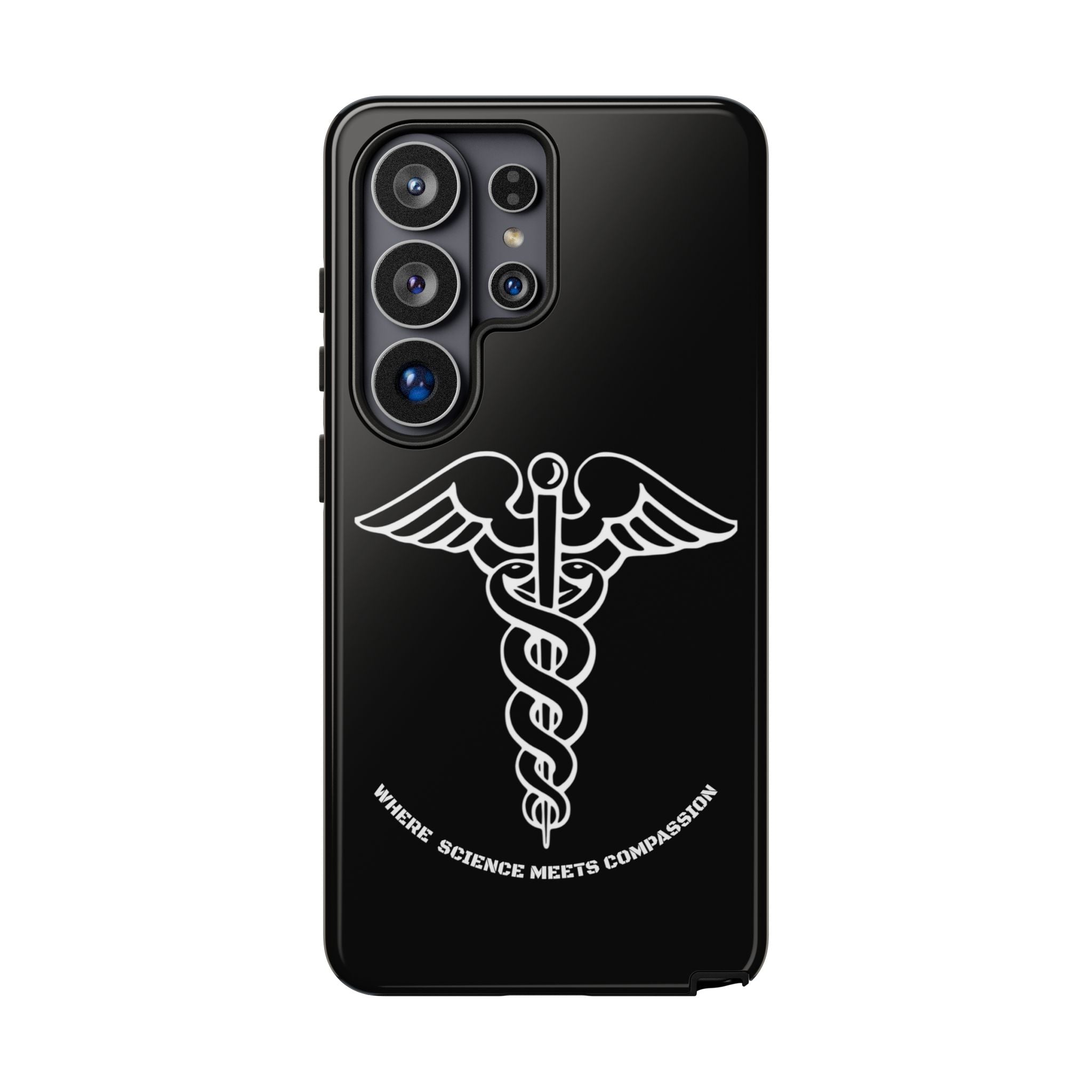 Medical Caduceus Phone Case — "Where Science Meets Compassion" Protective iPhone Cover