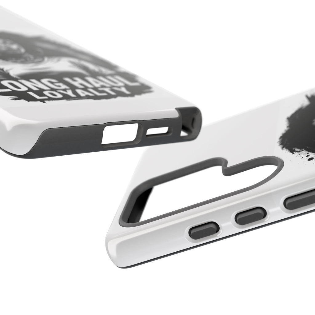 Phone Case — "Long Haul Loyalty" Black & White Portrait Protective Case