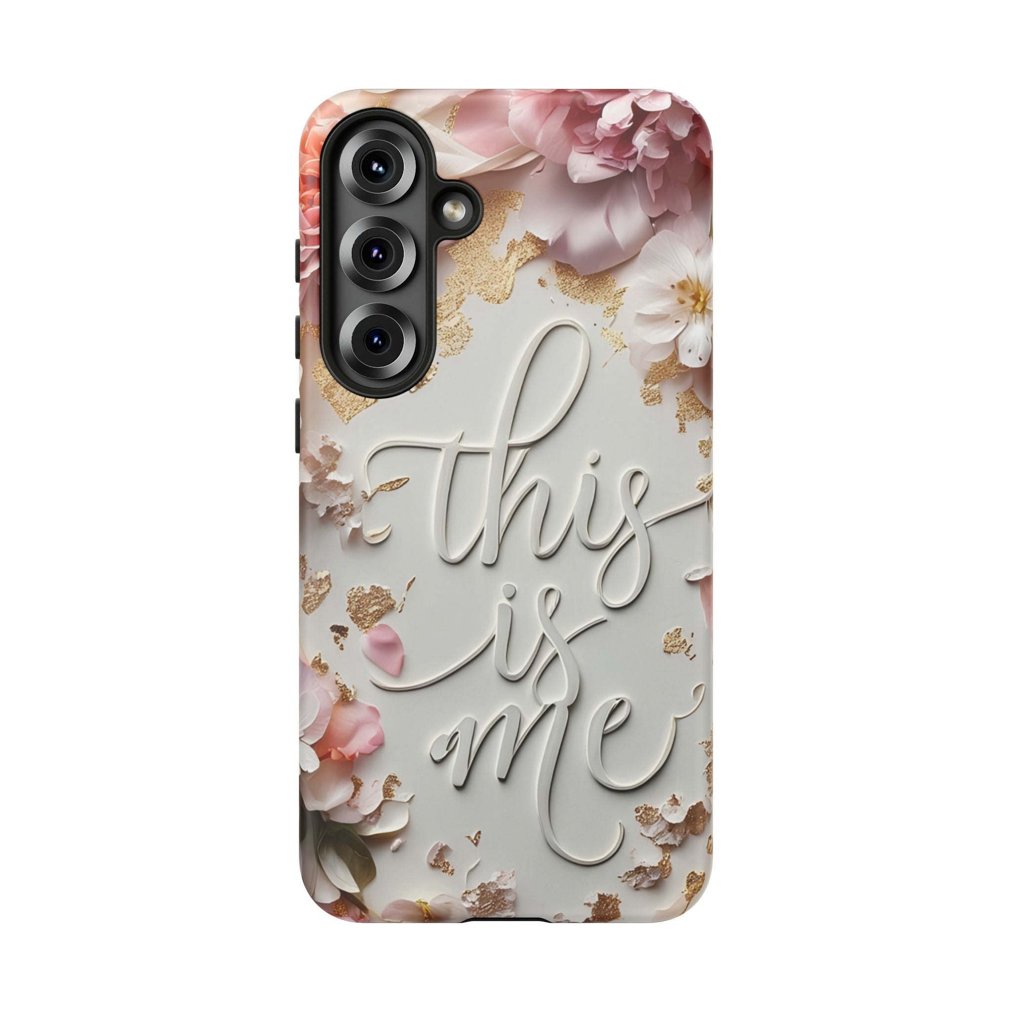 Phone Case — "This Is Me" Floral Tough Case