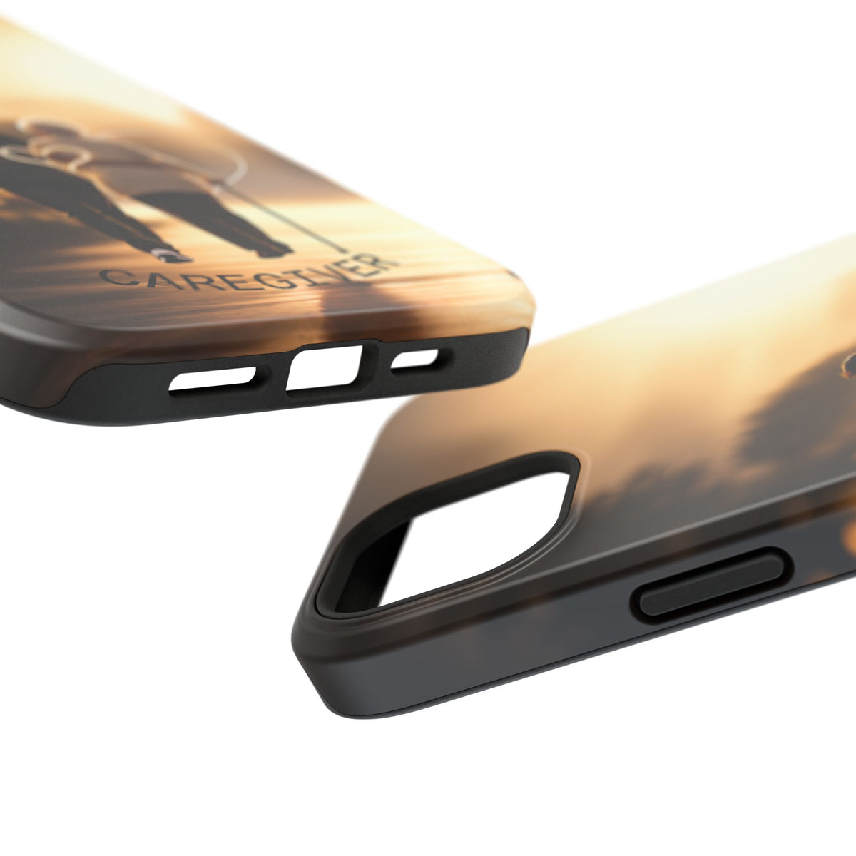 Caregiver Phone Case — Impact-Resistant Protective Case with Heart Design