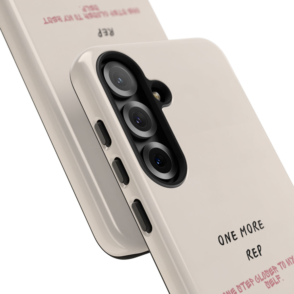 Gym Phone Case — "One More Rep" Workout Duffle & Sneakers Protective Case