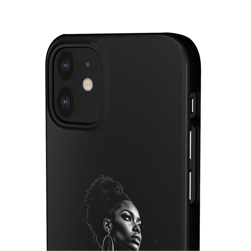 Phone Case — "Long Haul Loyalty" Black Portrait Snap Case