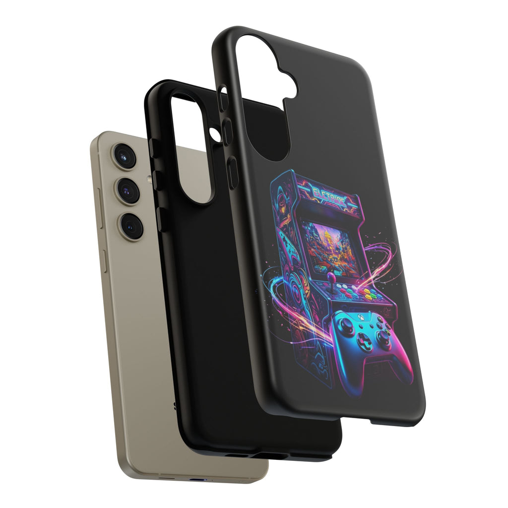 Retro Arcade Phone Case — Neon Gaming Controller Design