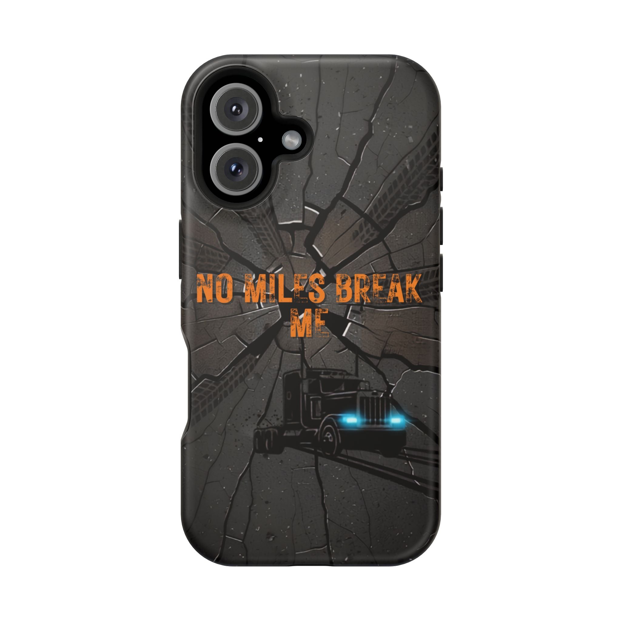Phone Case — Fiery Semi Truck Magnetic Impact-Resistant Case