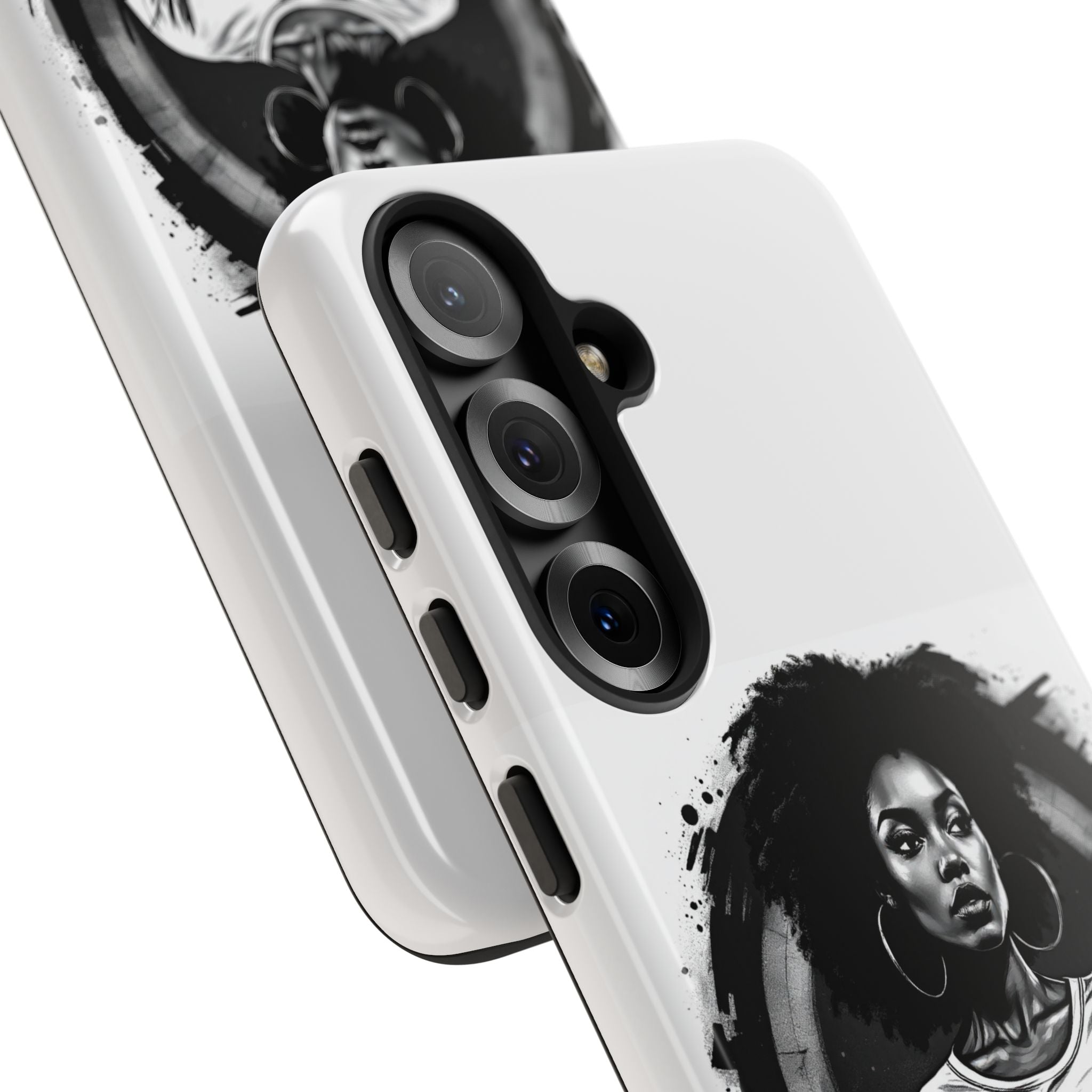 Phone Case — "Long Haul Loyalty" Black & White Portrait Protective Case