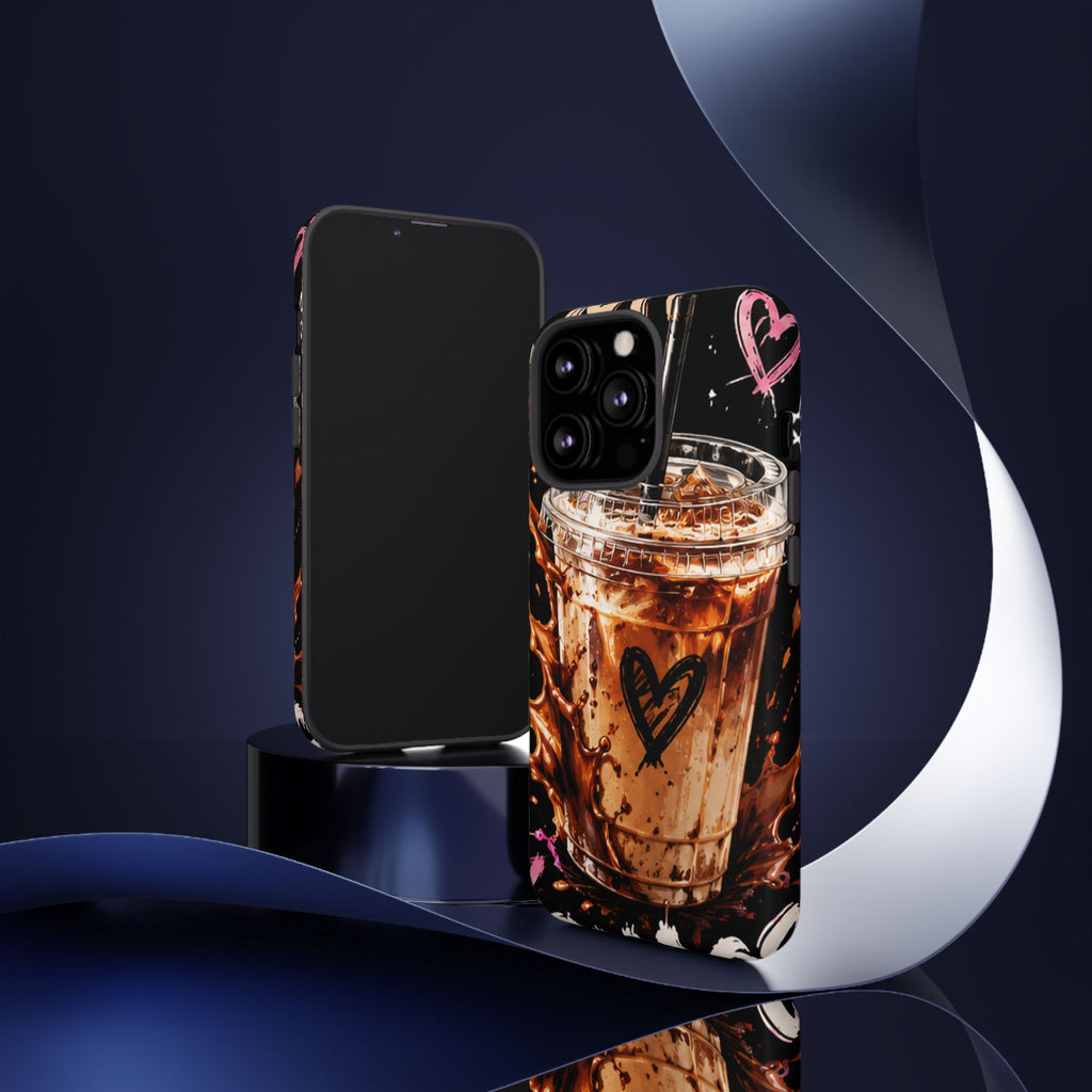 Iced Coffee Phone Case – 'Iced Coffee latte: Stylish Protective Case