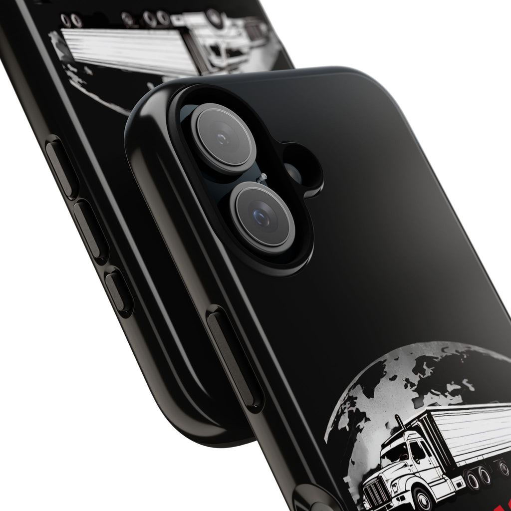 Truck Driver Phone Case - "My Daddy Keeps The World Rolling" Protective Cover
