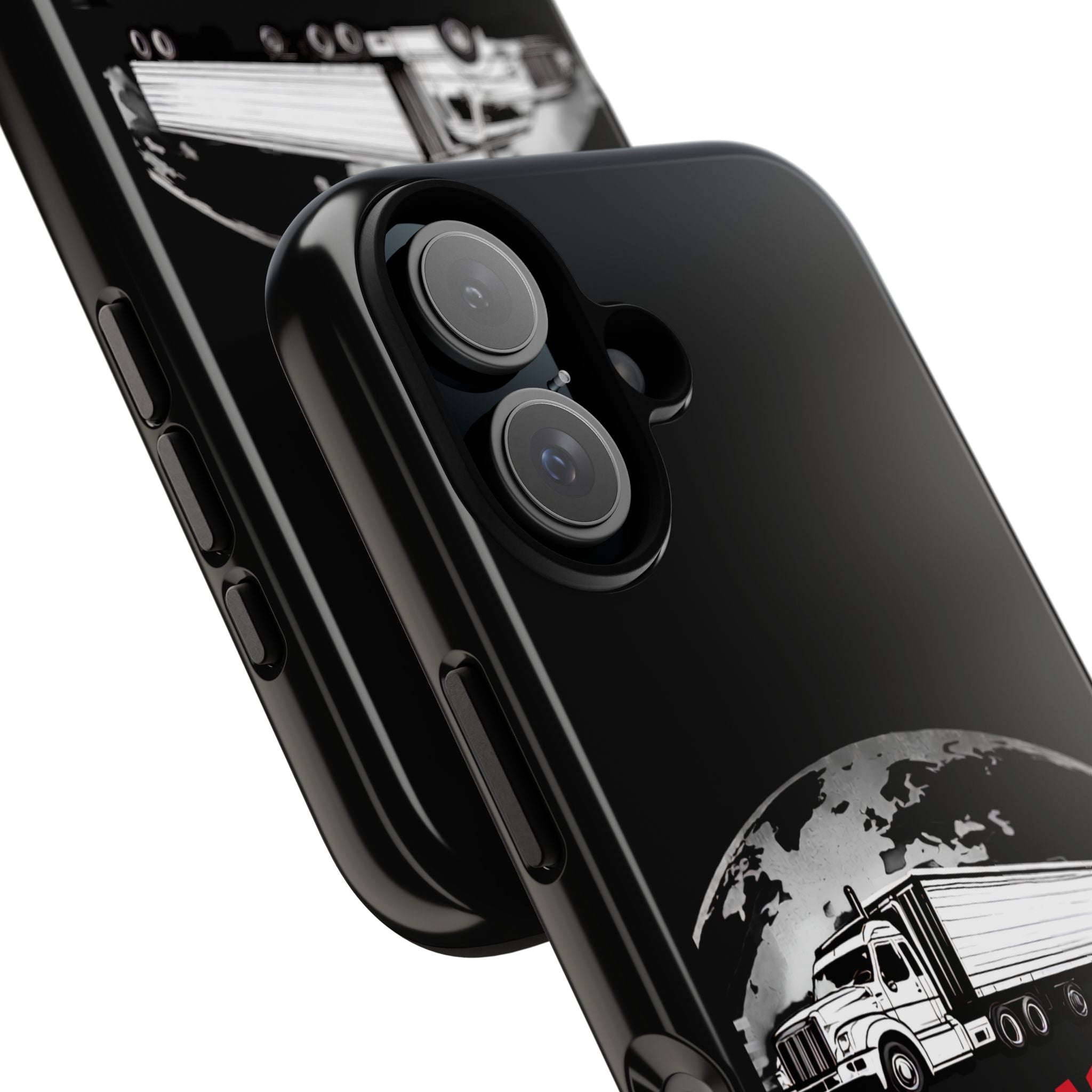 Truck Driver Phone Case - "My Daddy Keeps The World Rolling" Protective Cover