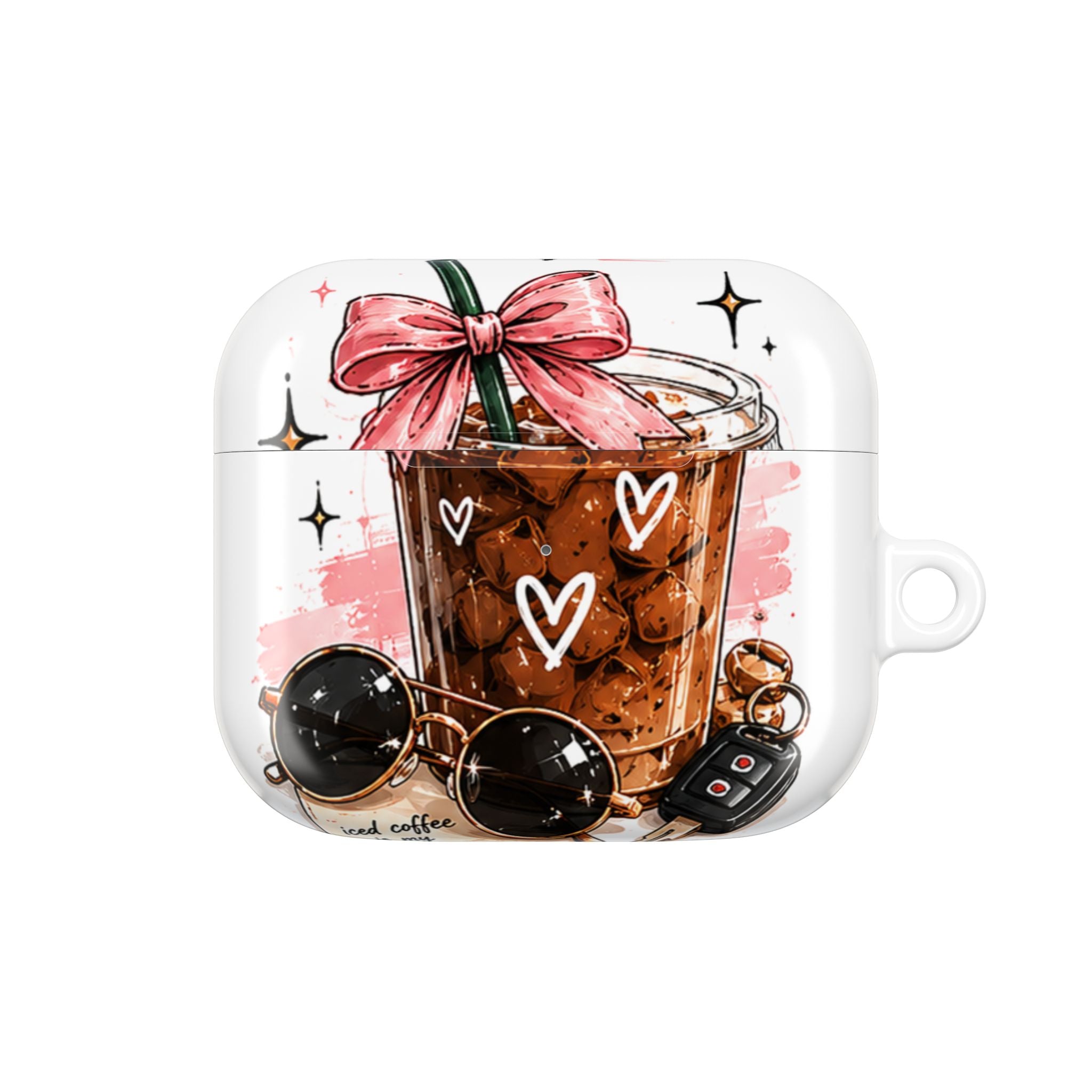 AirPod Case — Iced Coffee Is My Person Cute Graphic Protective Case