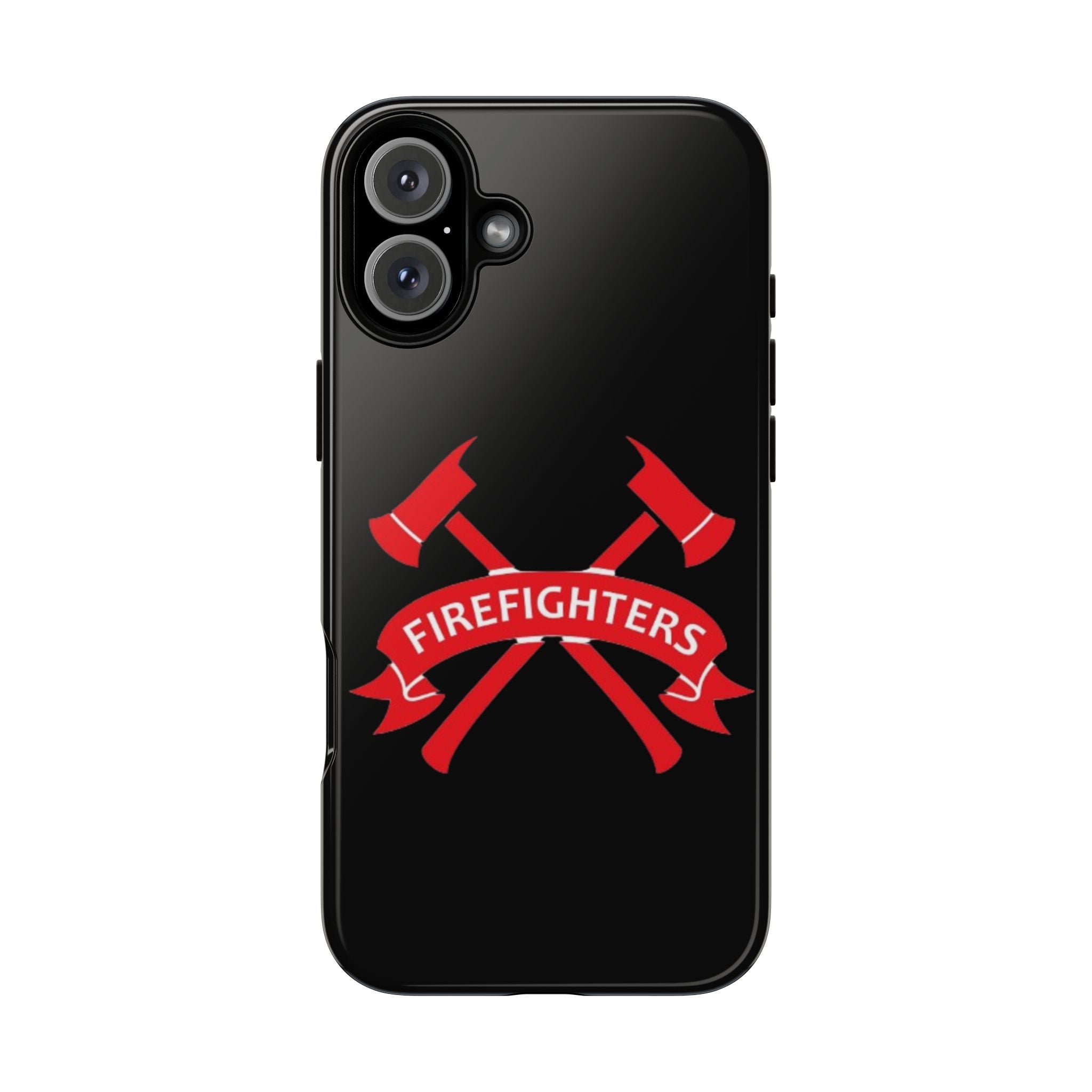 Firefighters Tough Phone Case — Red Crossed Axes Design