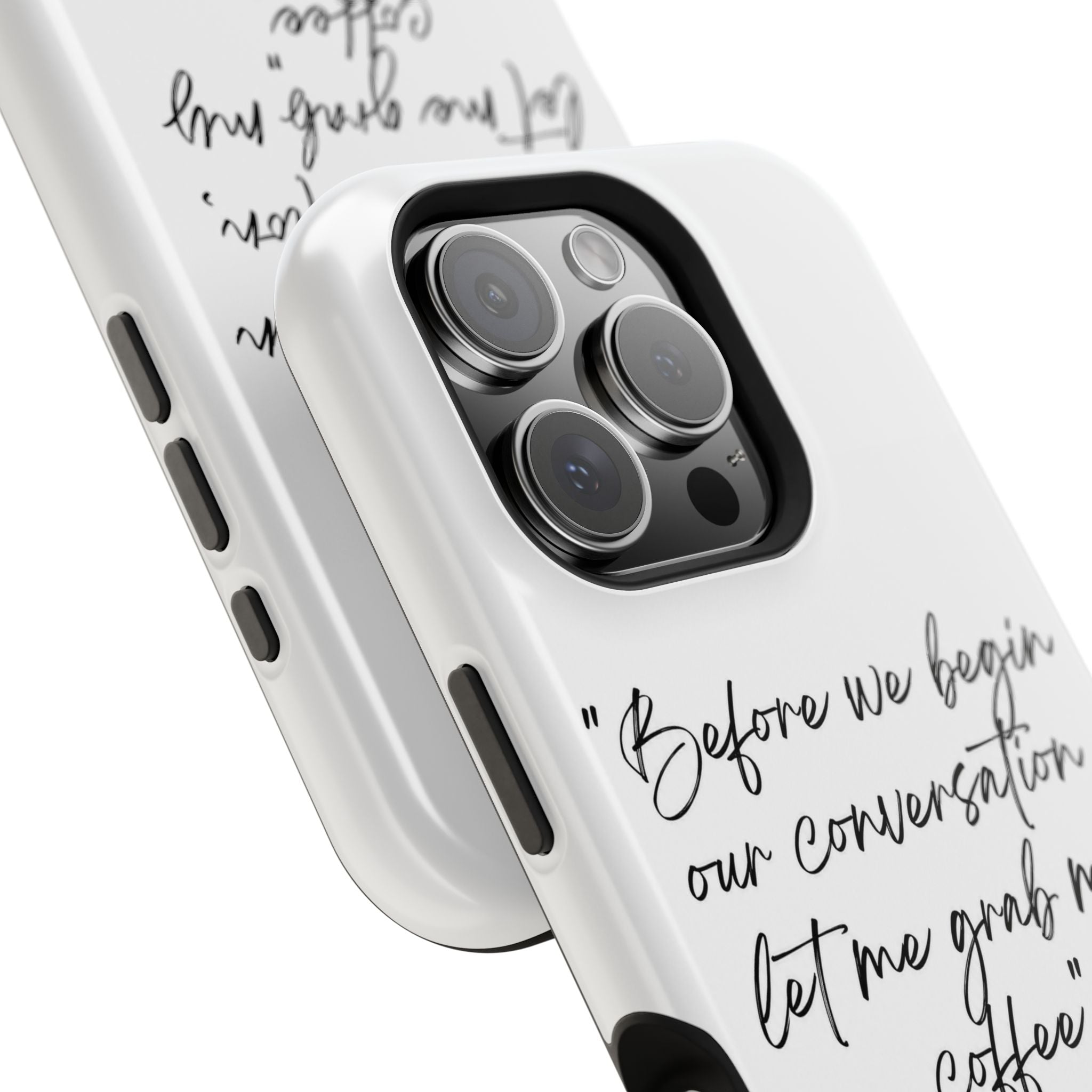 Coffee Quote Magnetic Impact-Resistant Phone Case