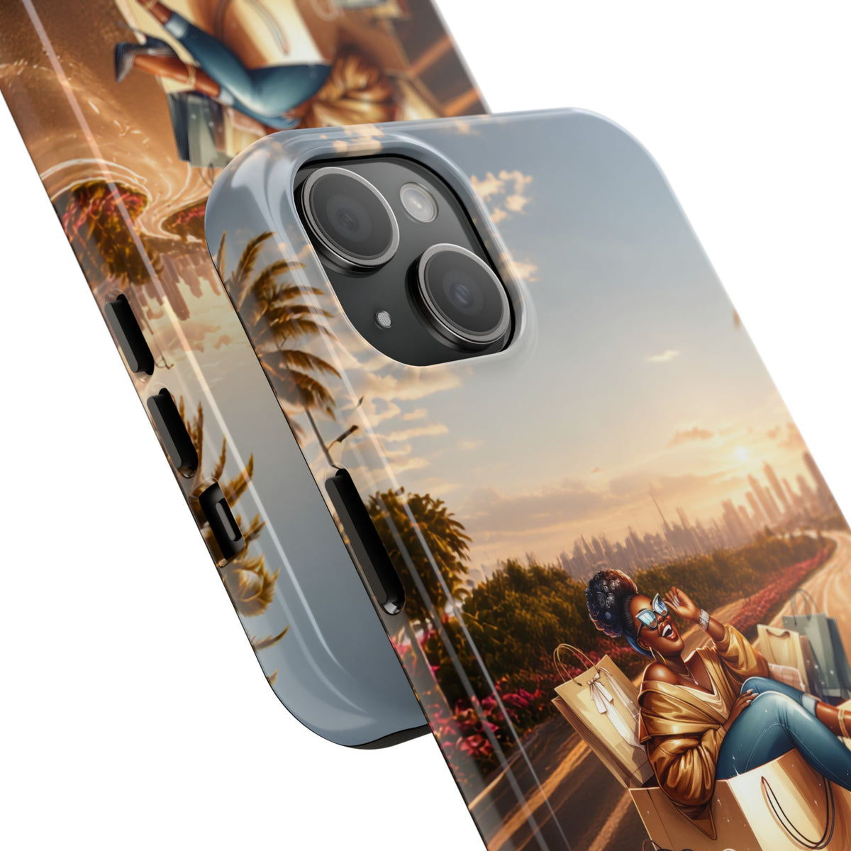Sunset Roadtrip Tough Phone Case — Relaxed Traveler Design