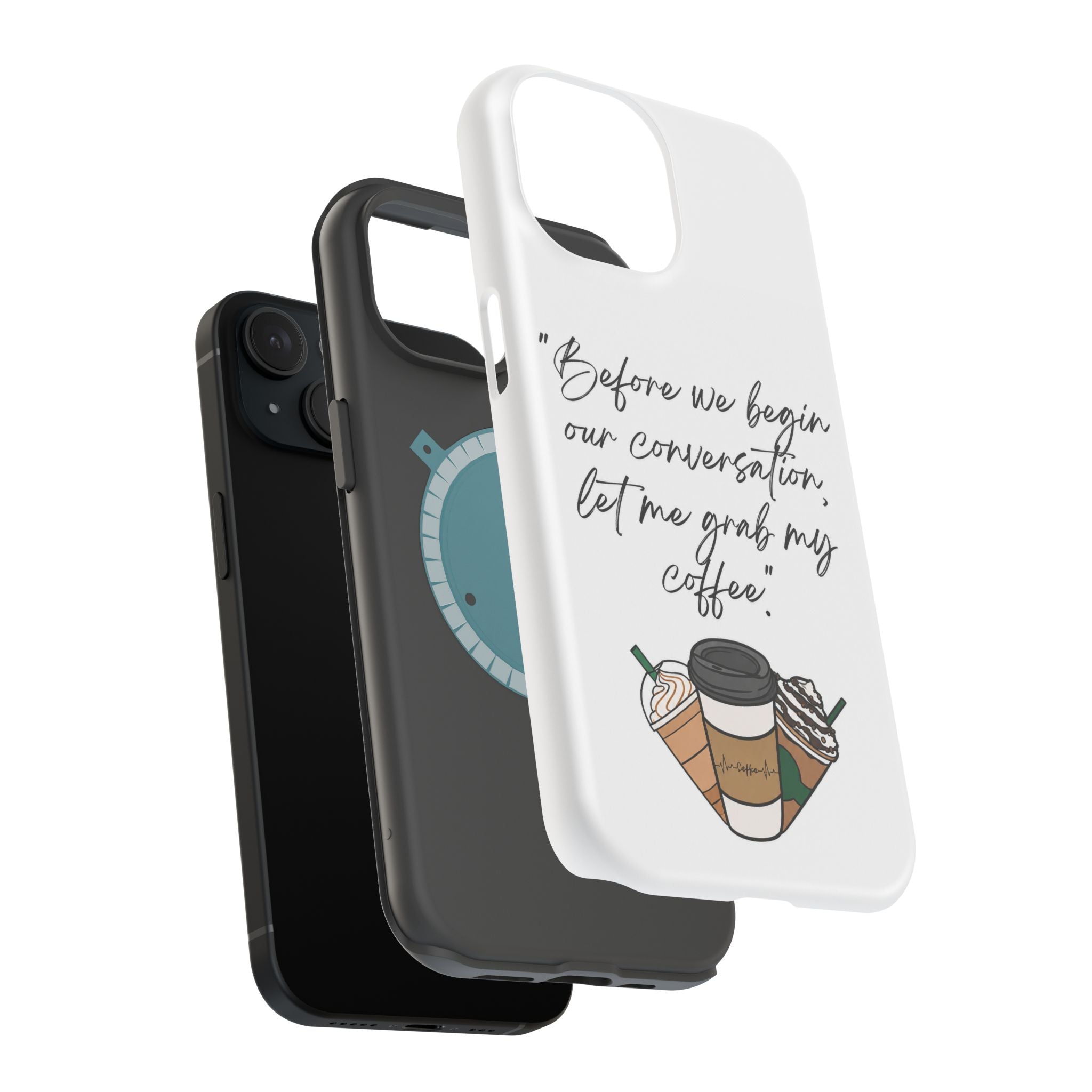 Coffee Quote Magnetic Impact-Resistant Phone Case
