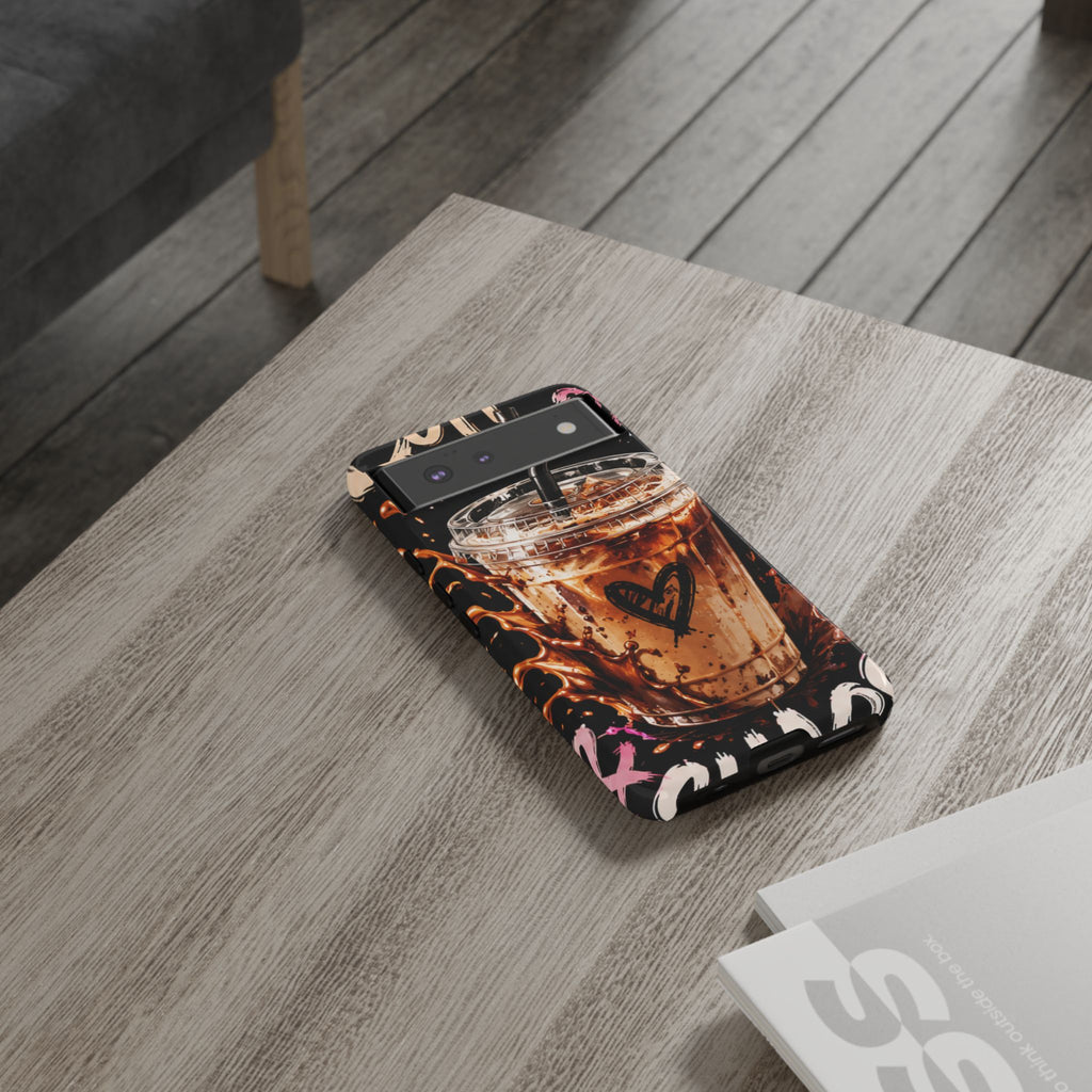 Iced Coffee Phone Case – 'Iced Coffee latte: Stylish Protective Case