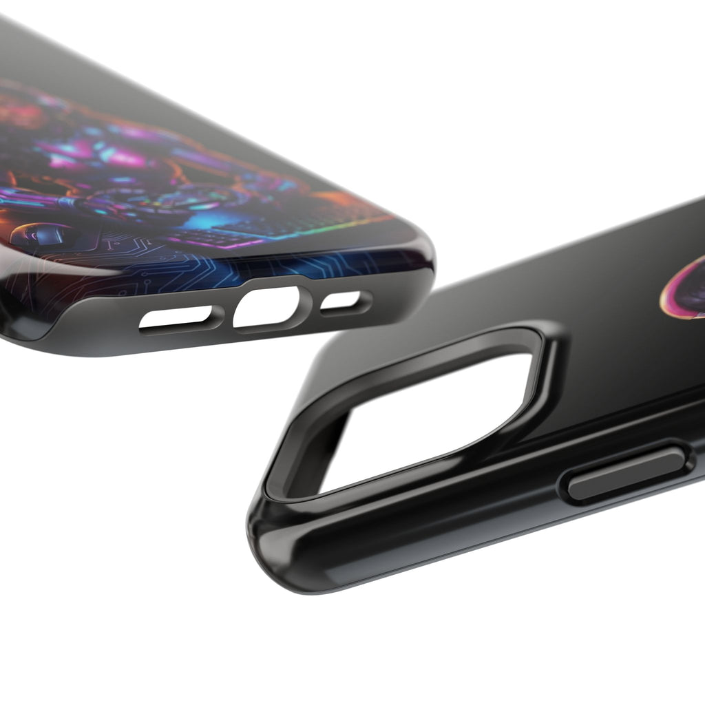 Gamer Girl Cyber Armor Phone Case — Impact‑Resistant Protective Cover