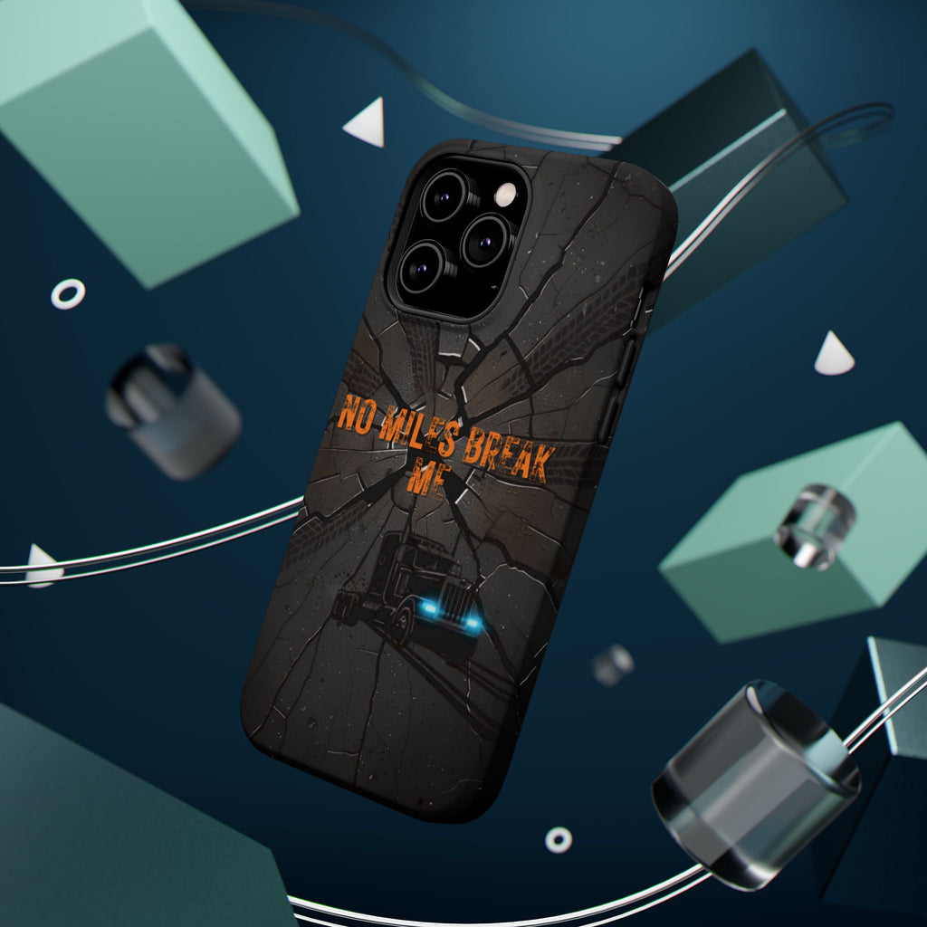Phone Case — Fiery Semi Truck Magnetic Impact-Resistant Case