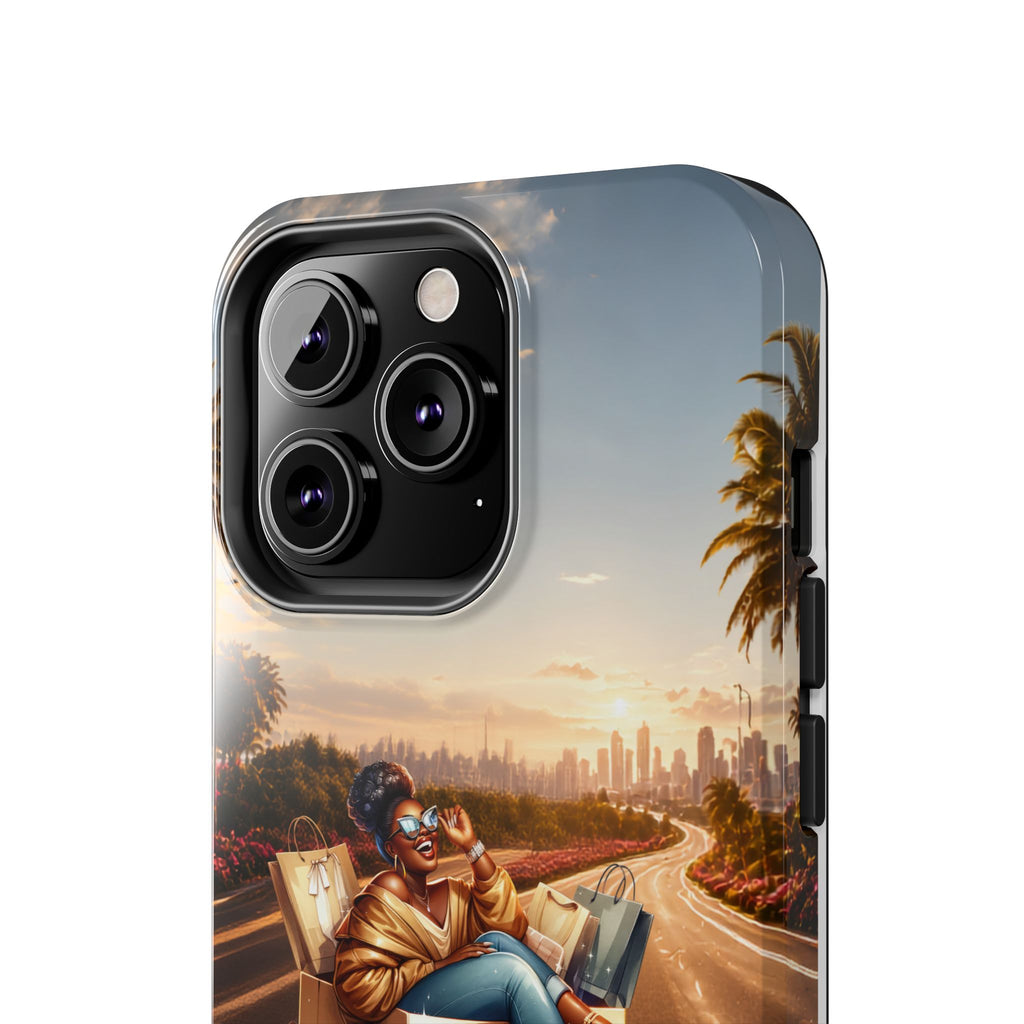 Sunset Roadtrip Tough Phone Case — Relaxed Traveler Design