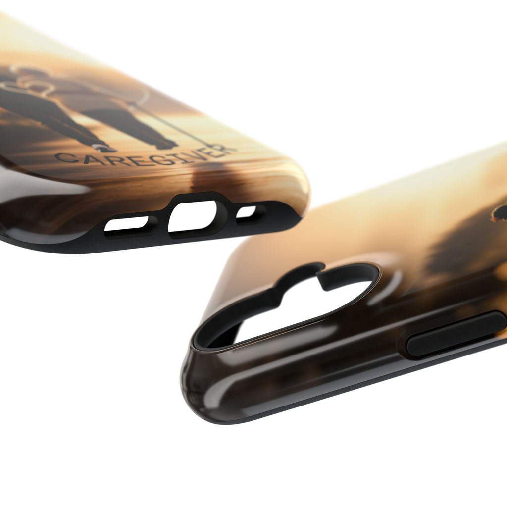 Caregiver Phone Case — Impact-Resistant Protective Case with Heart Design