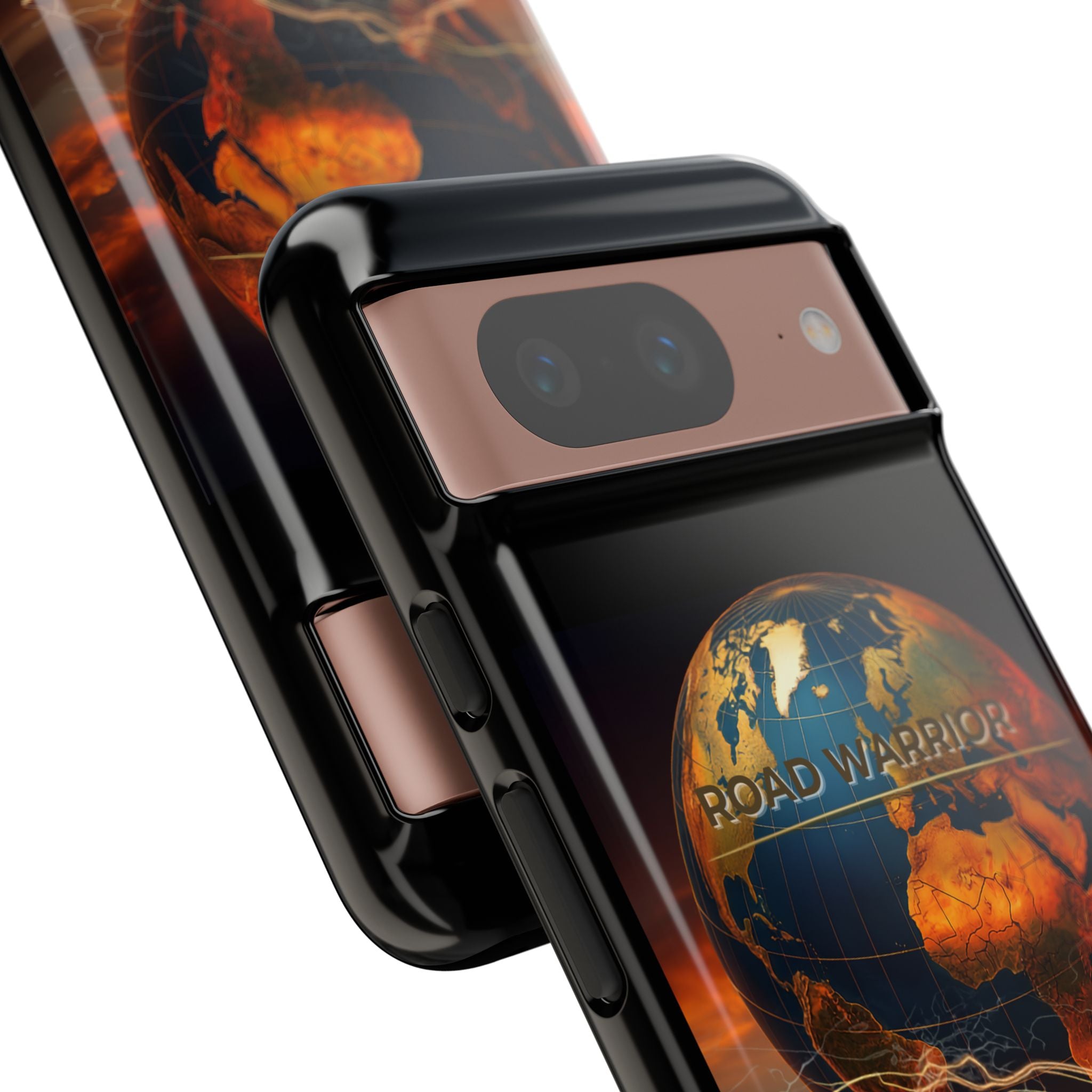 Truck Driver Phone Case — 'Global Road Warrior' Semi Truck Globe Tough Phone Cover