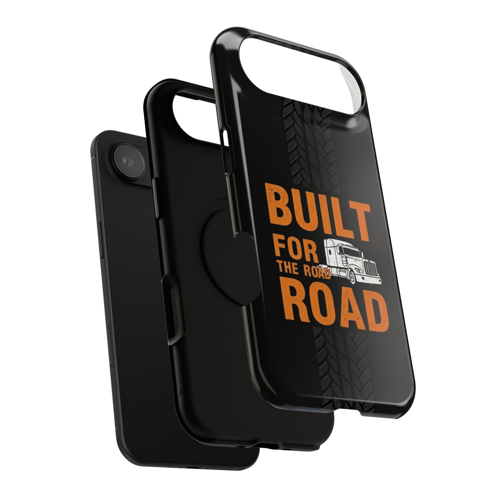 Phone Case — "Built for the Road" Truck Tire-Track Impact-Resistant Case