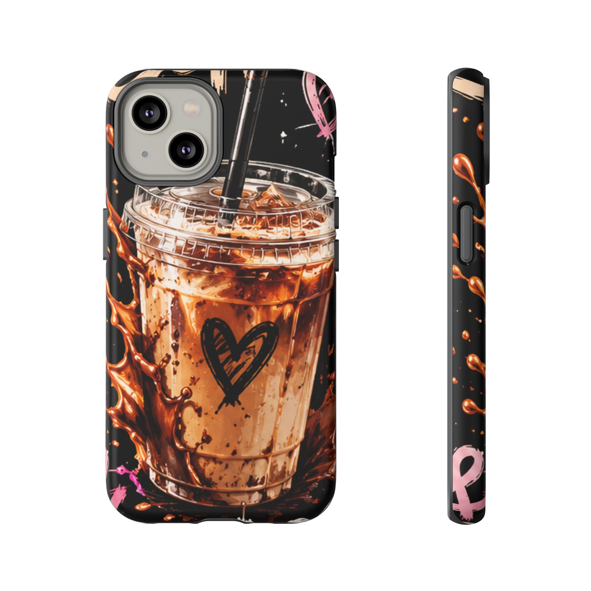 Iced Coffee Phone Case – 'Iced Coffee latte: Stylish Protective Case