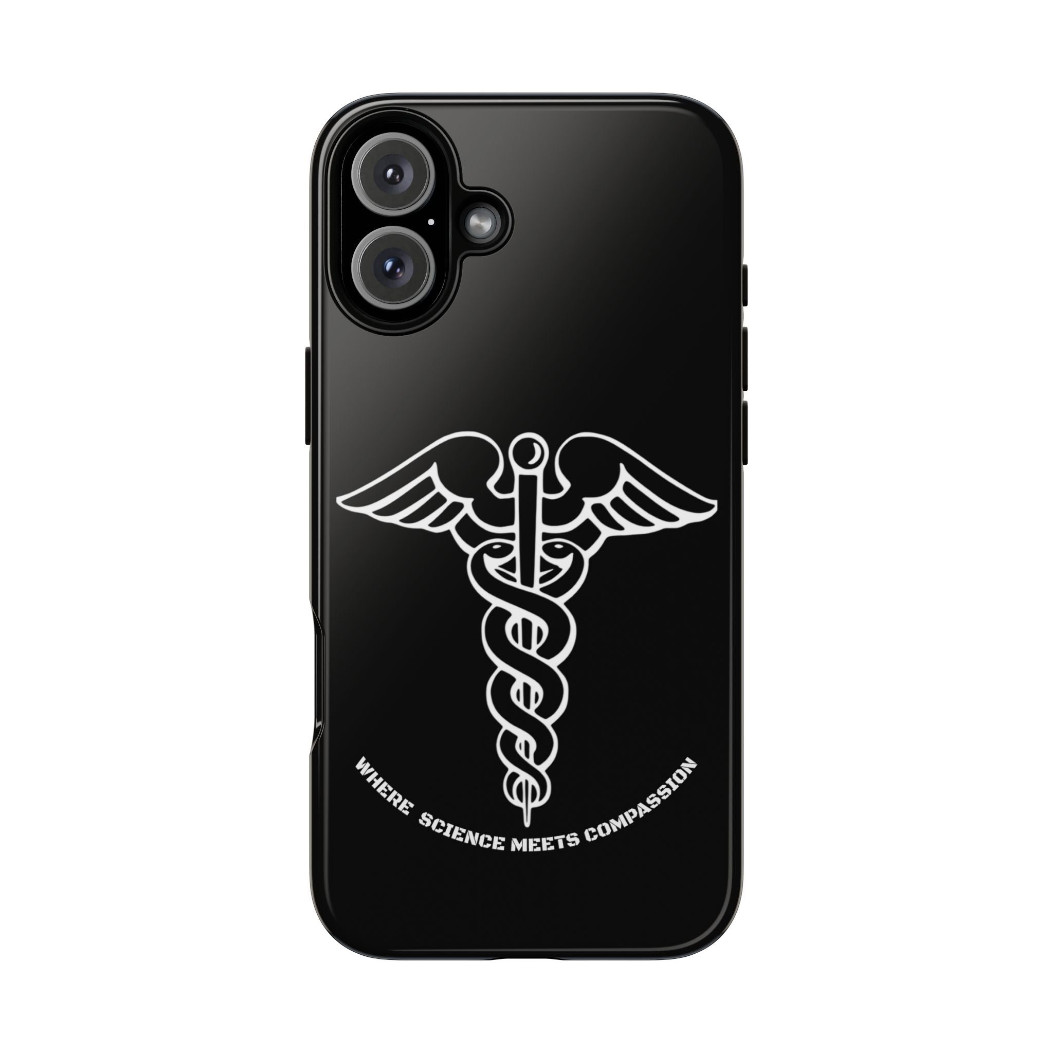 Medical Caduceus Phone Case — "Where Science Meets Compassion" Protective iPhone Cover