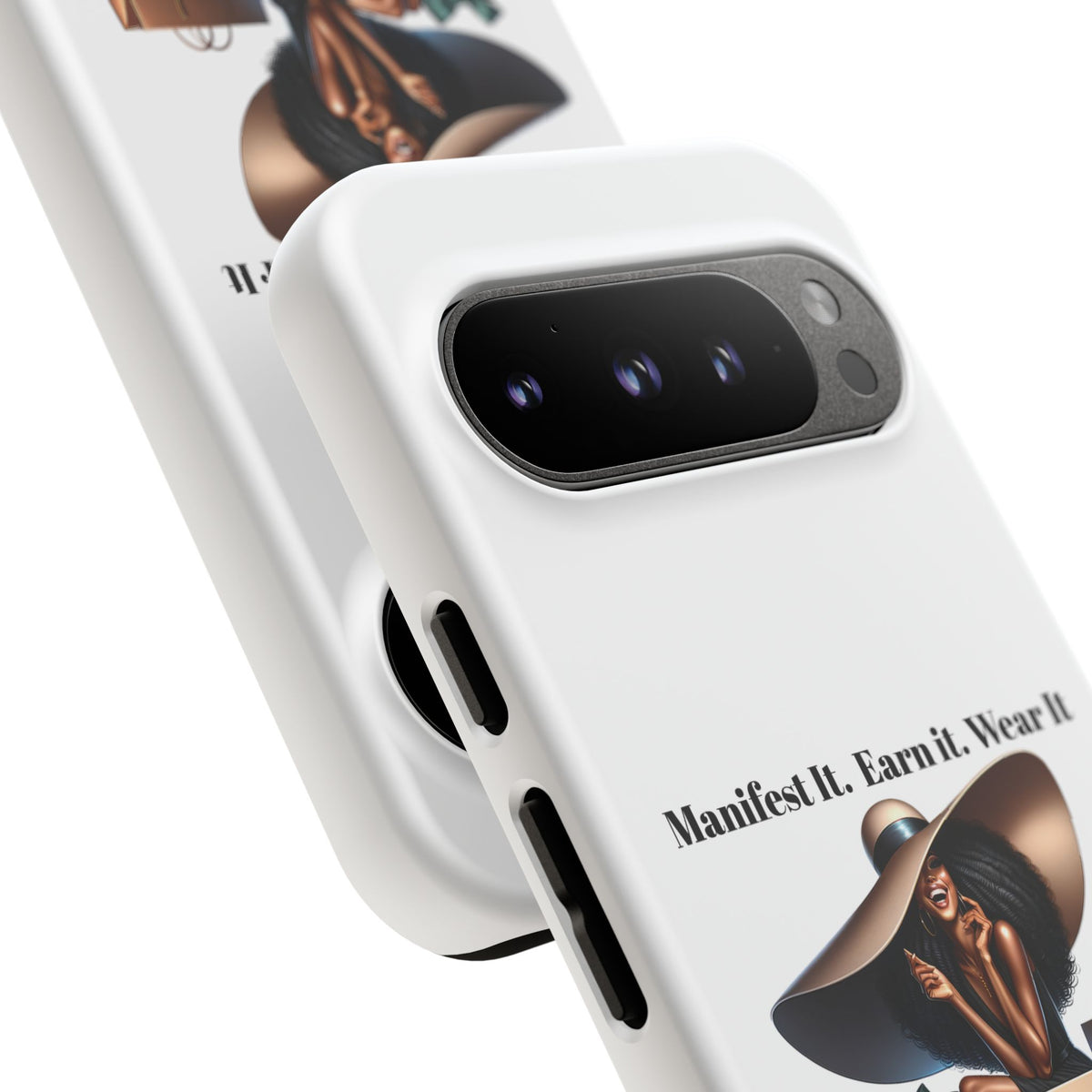 Phone Case - "Manifest It. Earn It. Wear It." Chic Shopper Design