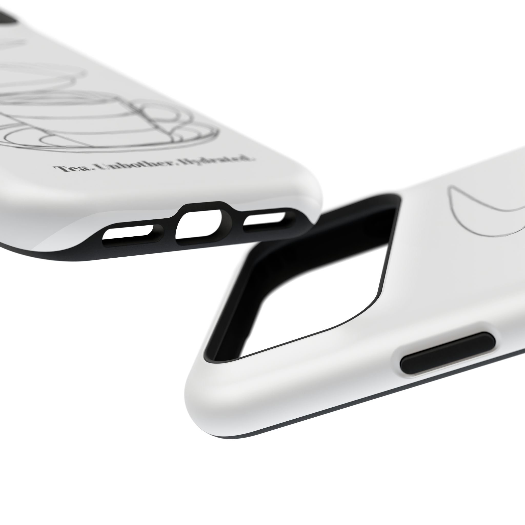 Tea Unbothered Hydrated Phone Case — Impact-Resistant