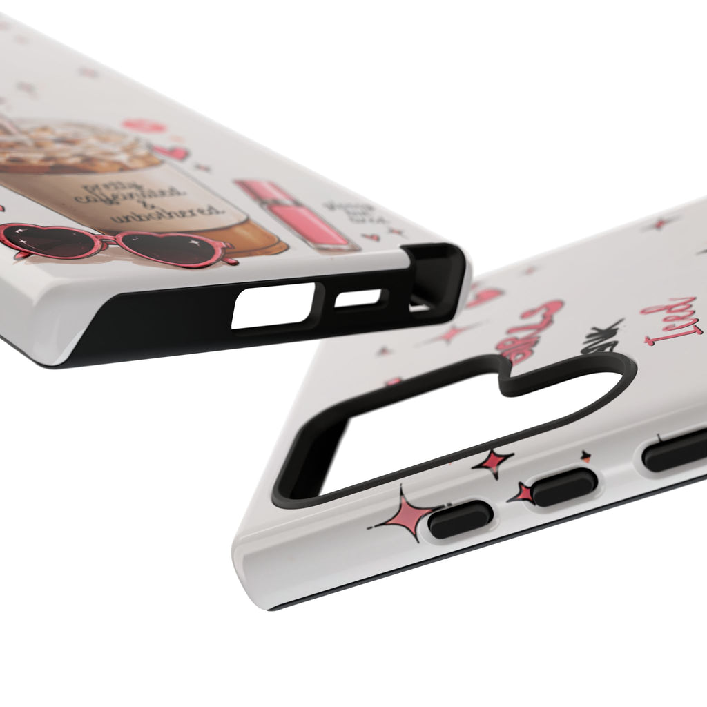 Iced Coffee Phone Case — "Hot Girls Drink Iced Coffee" Cute Girly Protective Case