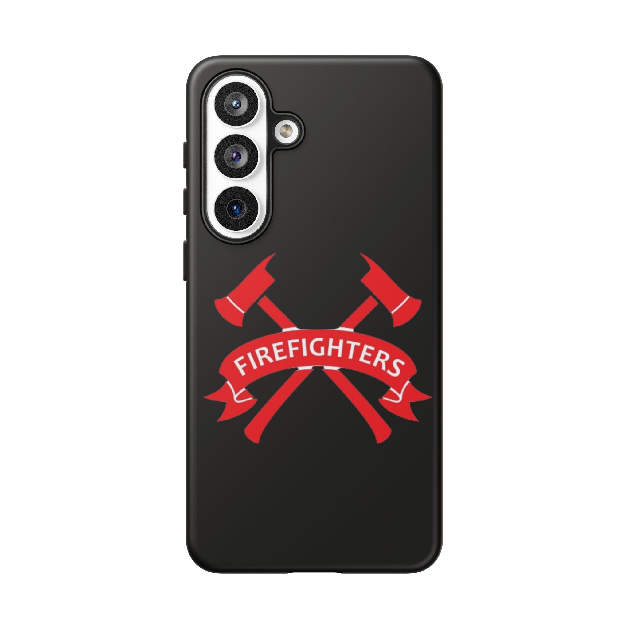 Firefighters Tough Phone Case — Red Crossed Axes Design
