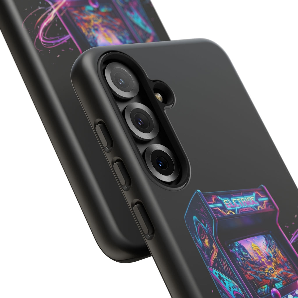 Retro Arcade Phone Case — Neon Gaming Controller Design