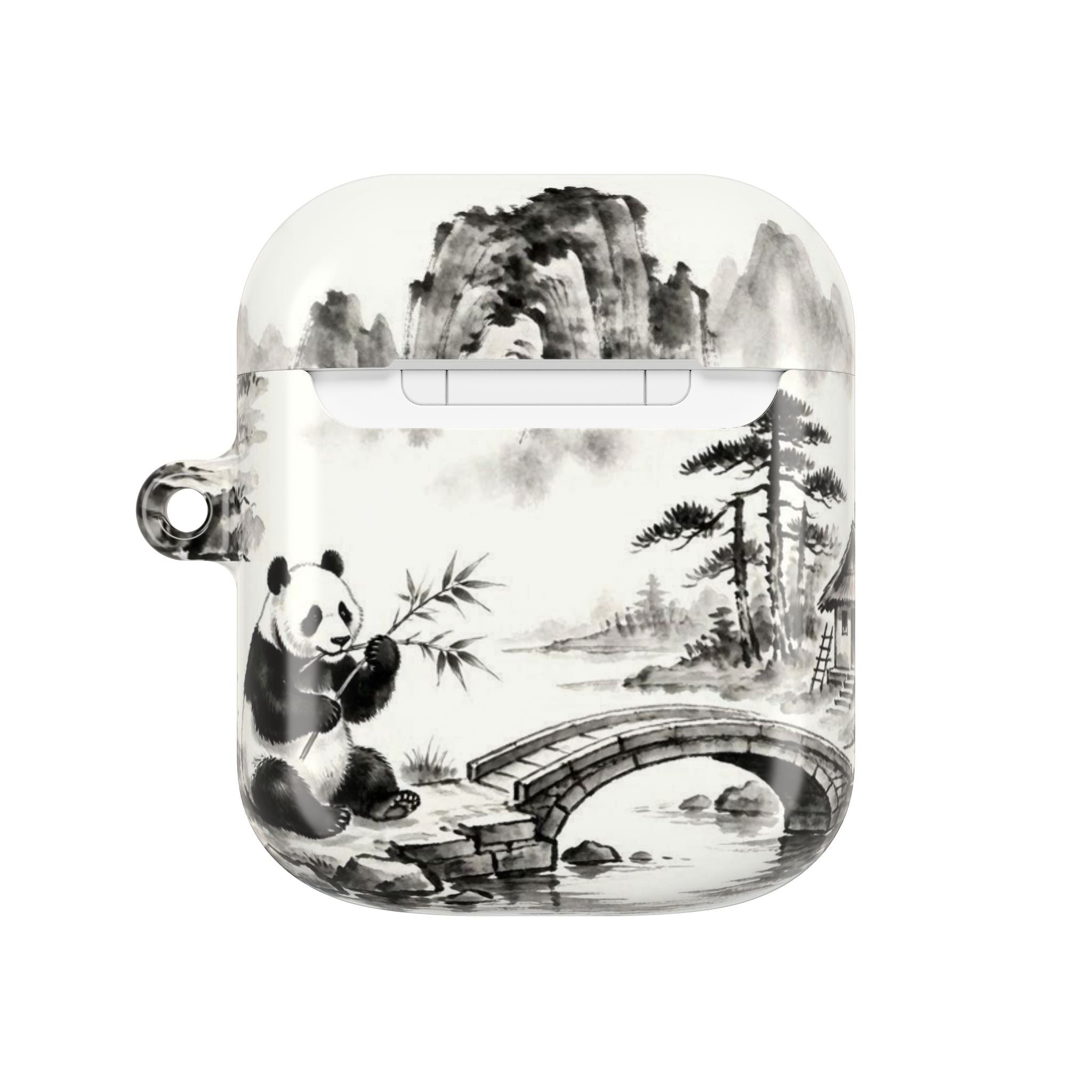 Panda Bamboo Landscape AirPod Case