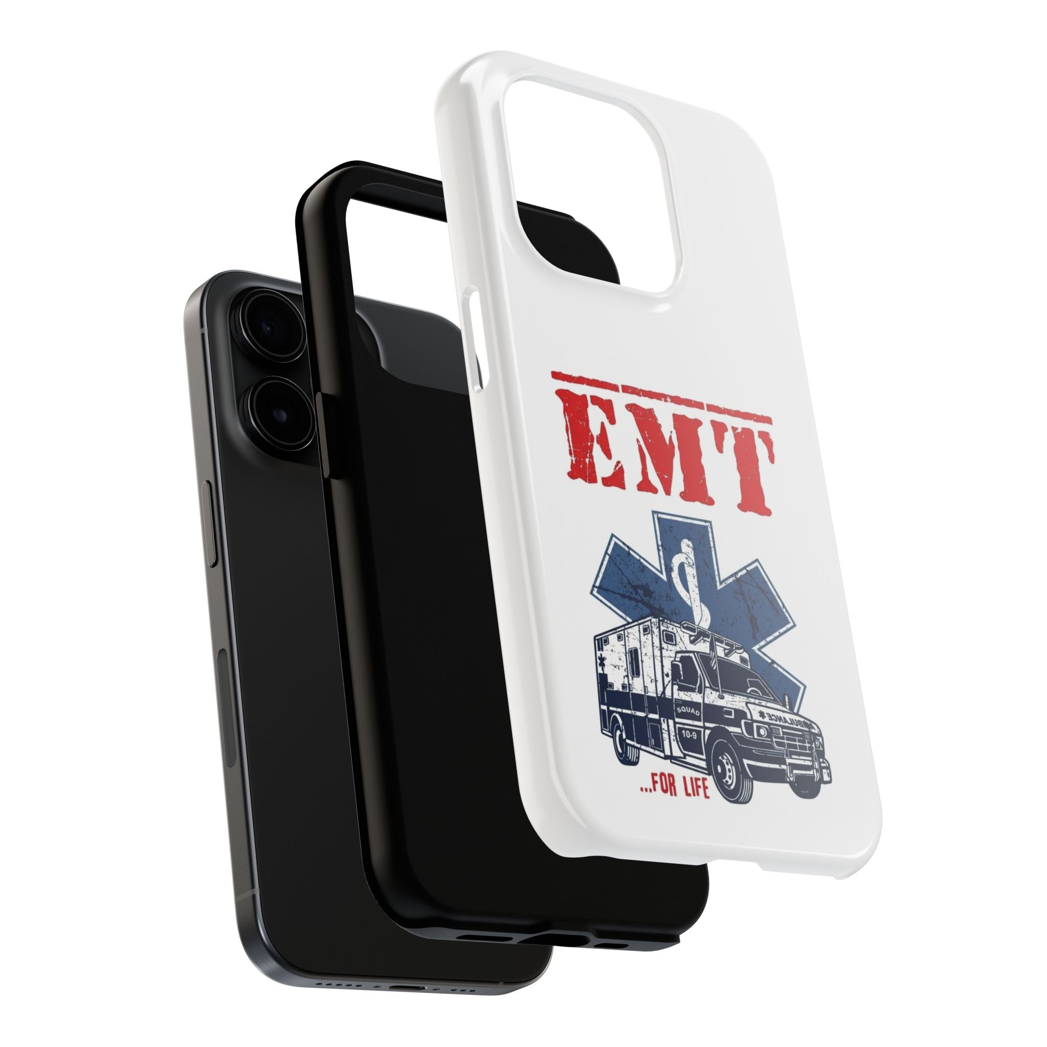 EMT ambulance graphic Phone Case | Emergency Medical Technician design