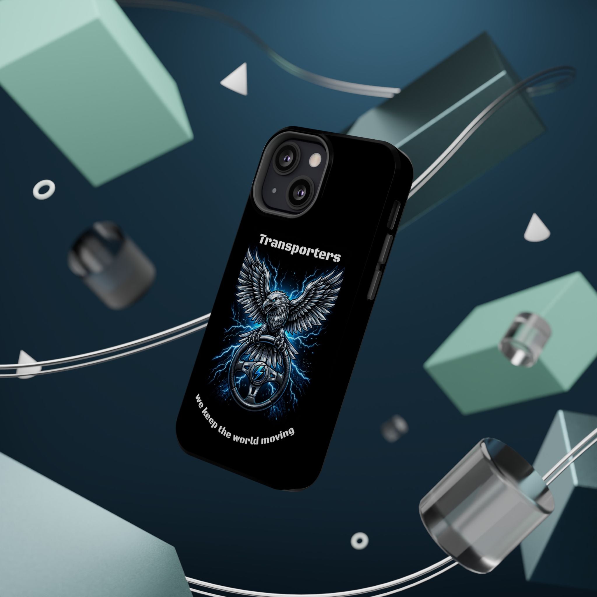 Electric Raven Magnetic Phone Case — Impact‑Resistant Protective Cover