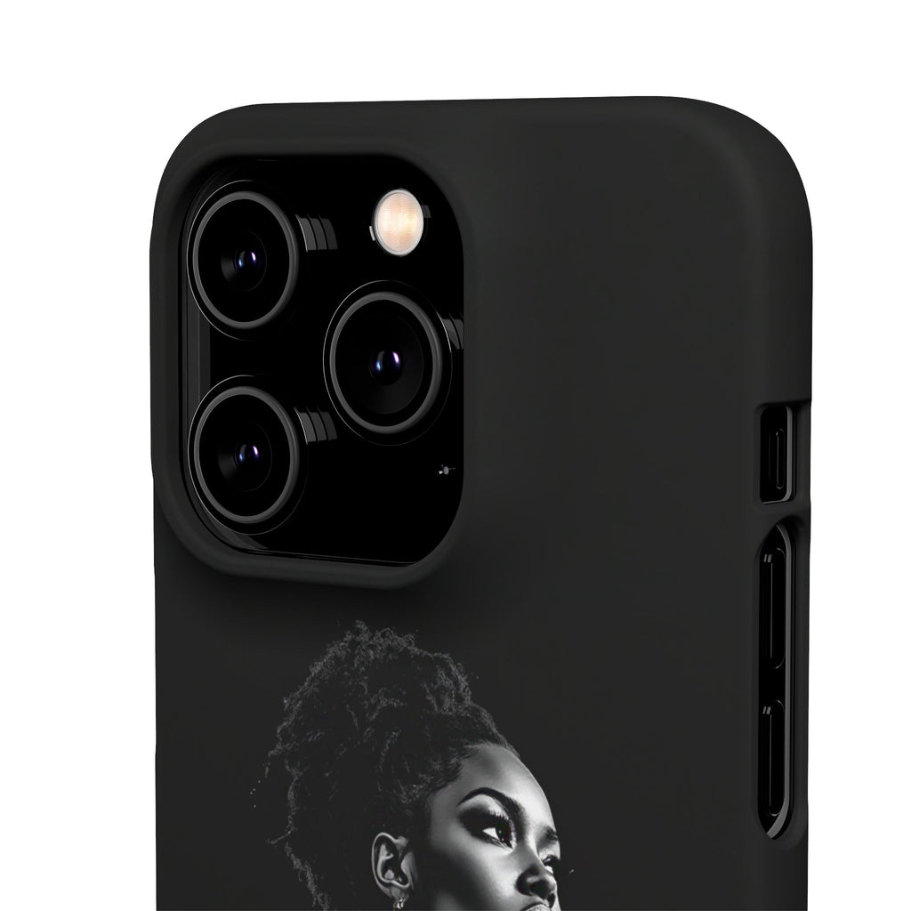 Phone Case — "Long Haul Loyalty" Black Portrait Snap Case