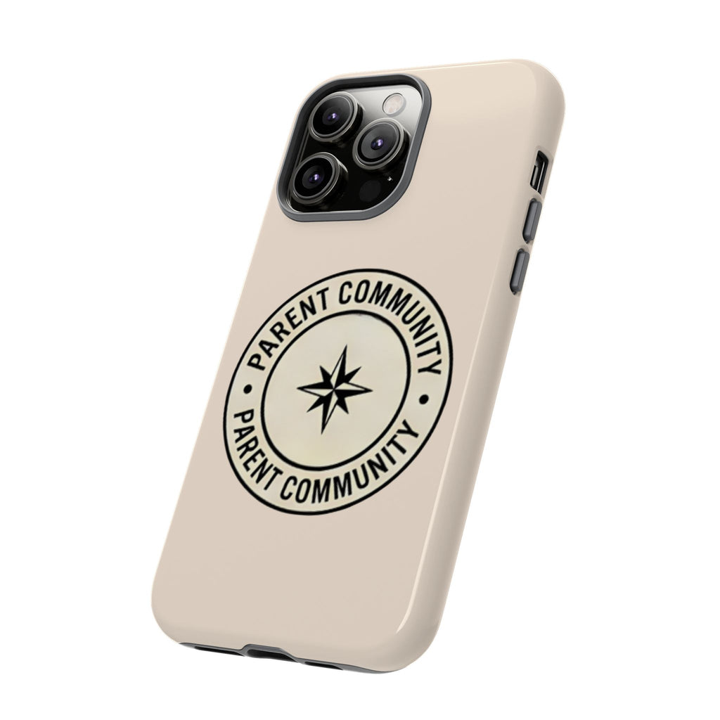 Parent Community Tough Phone Case — Durable Compass Logo Protective Cover