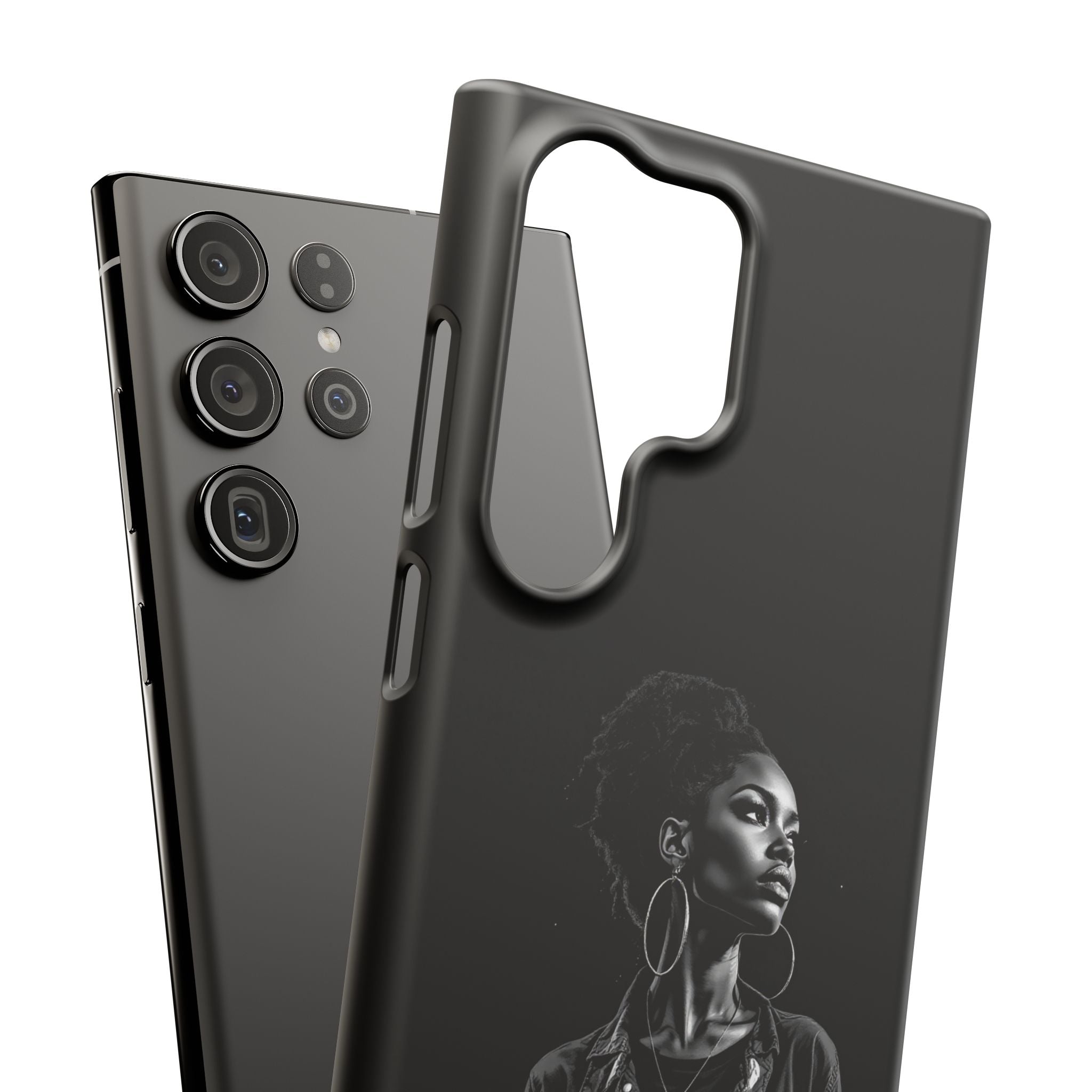Phone Case — "Long Haul Loyalty" Black Portrait Snap Case