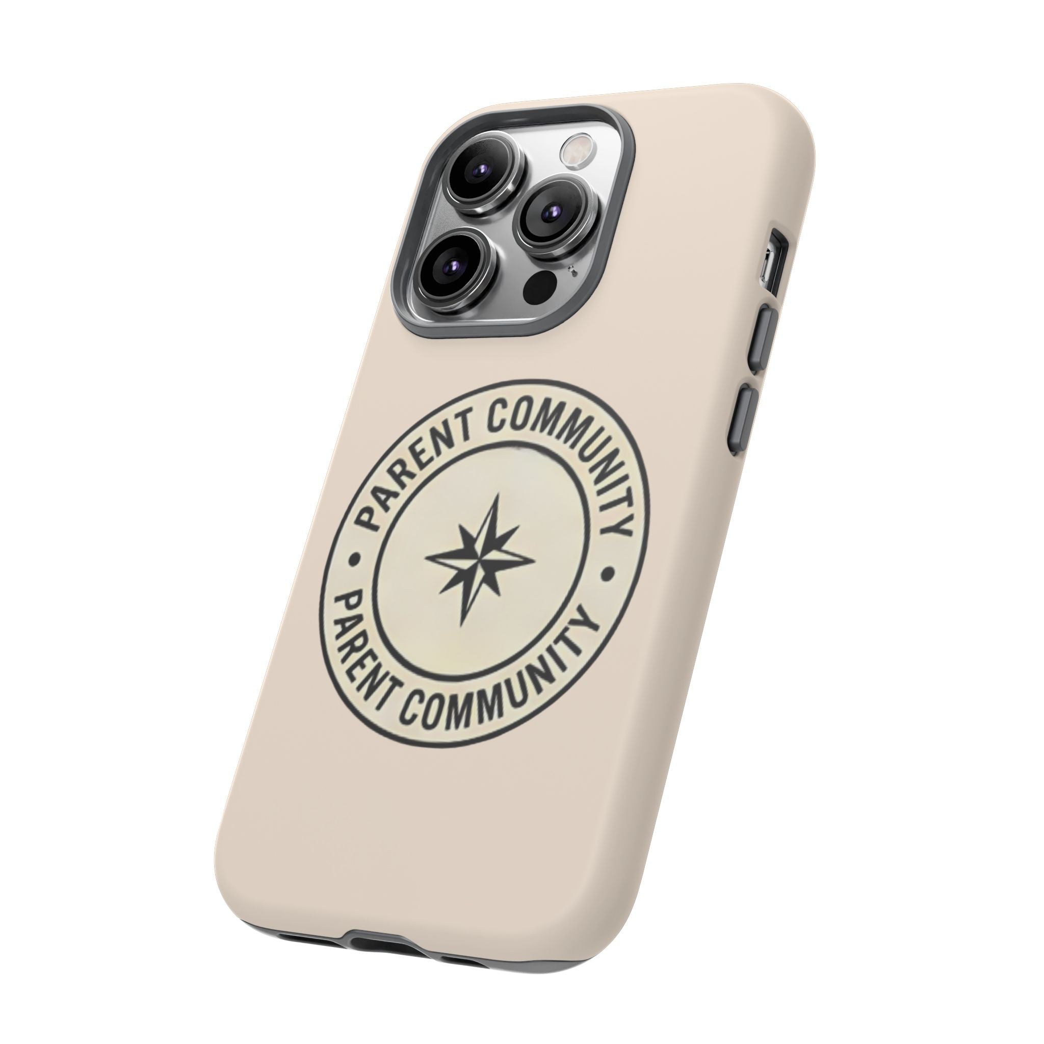Parent Community Tough Phone Case — Durable Compass Logo Protective Cover