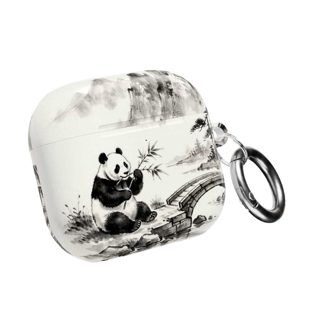 Panda Bamboo Landscape AirPod Case